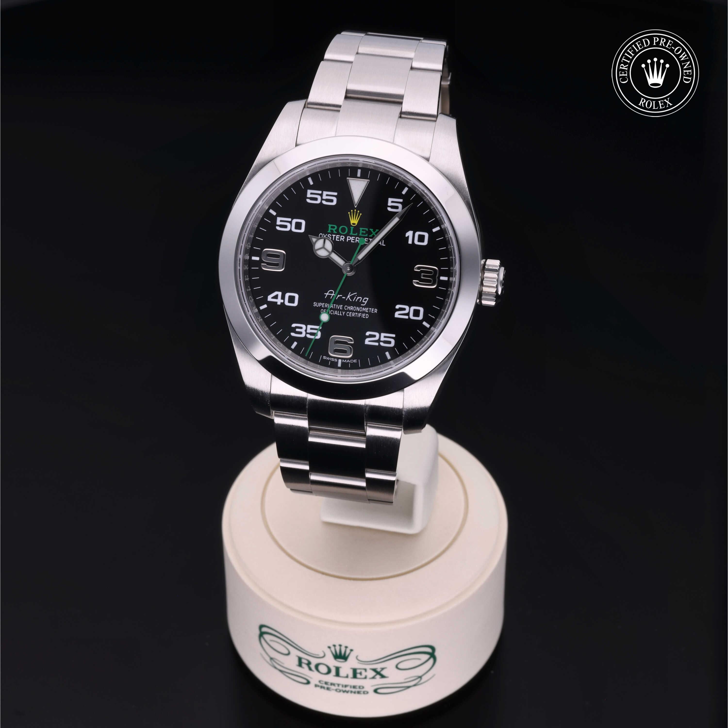 Rolex Certified Pre-Owned Air-King 40mm 116900 N93F0056 - 360° view