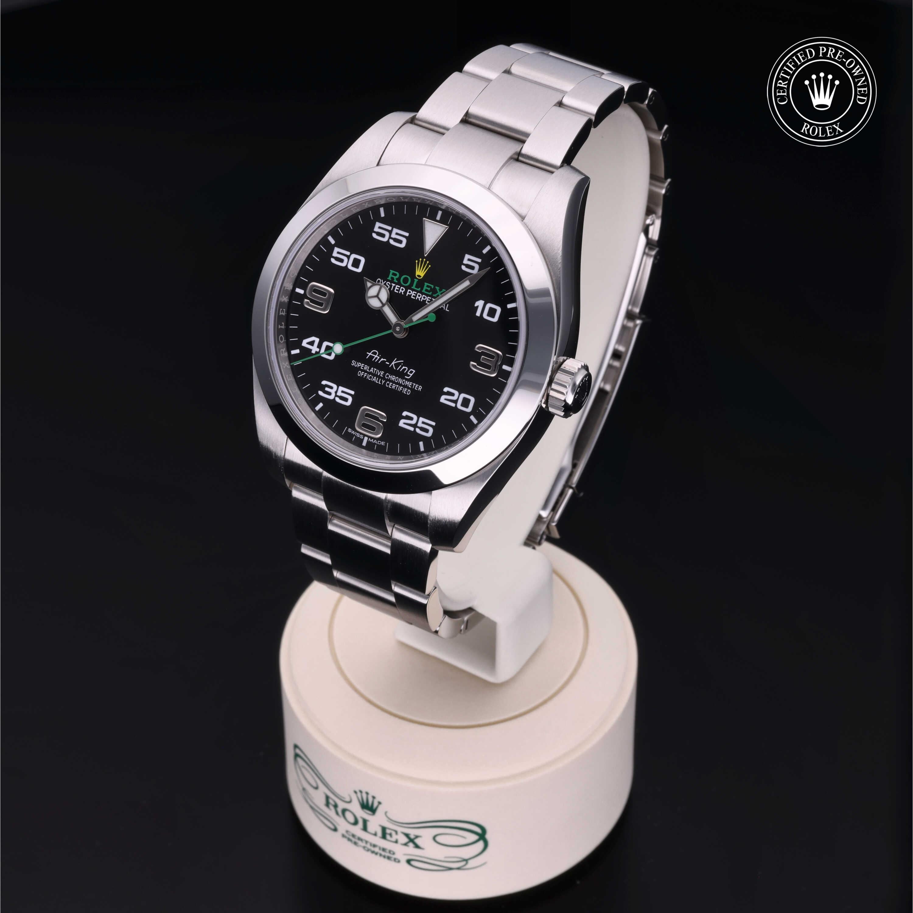 Rolex Certified Pre-Owned Air-King 40mm 116900 N93F0056 - 360° view