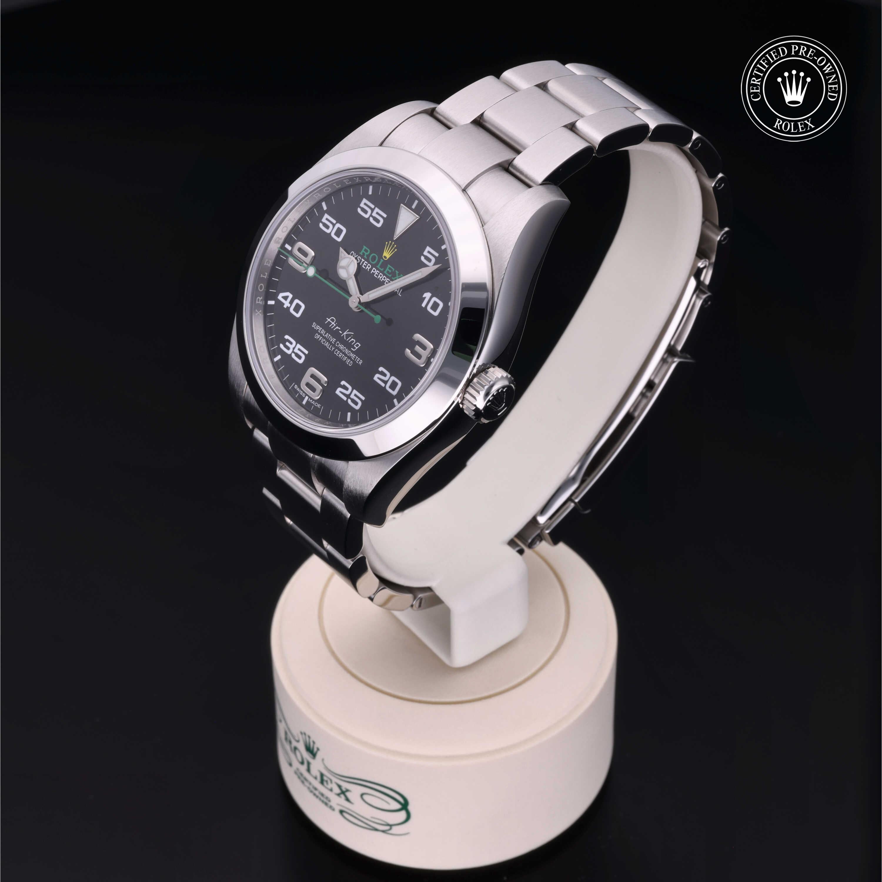 Rolex Certified Pre-Owned Air-King 40mm 116900 N93F0056 - 360° view