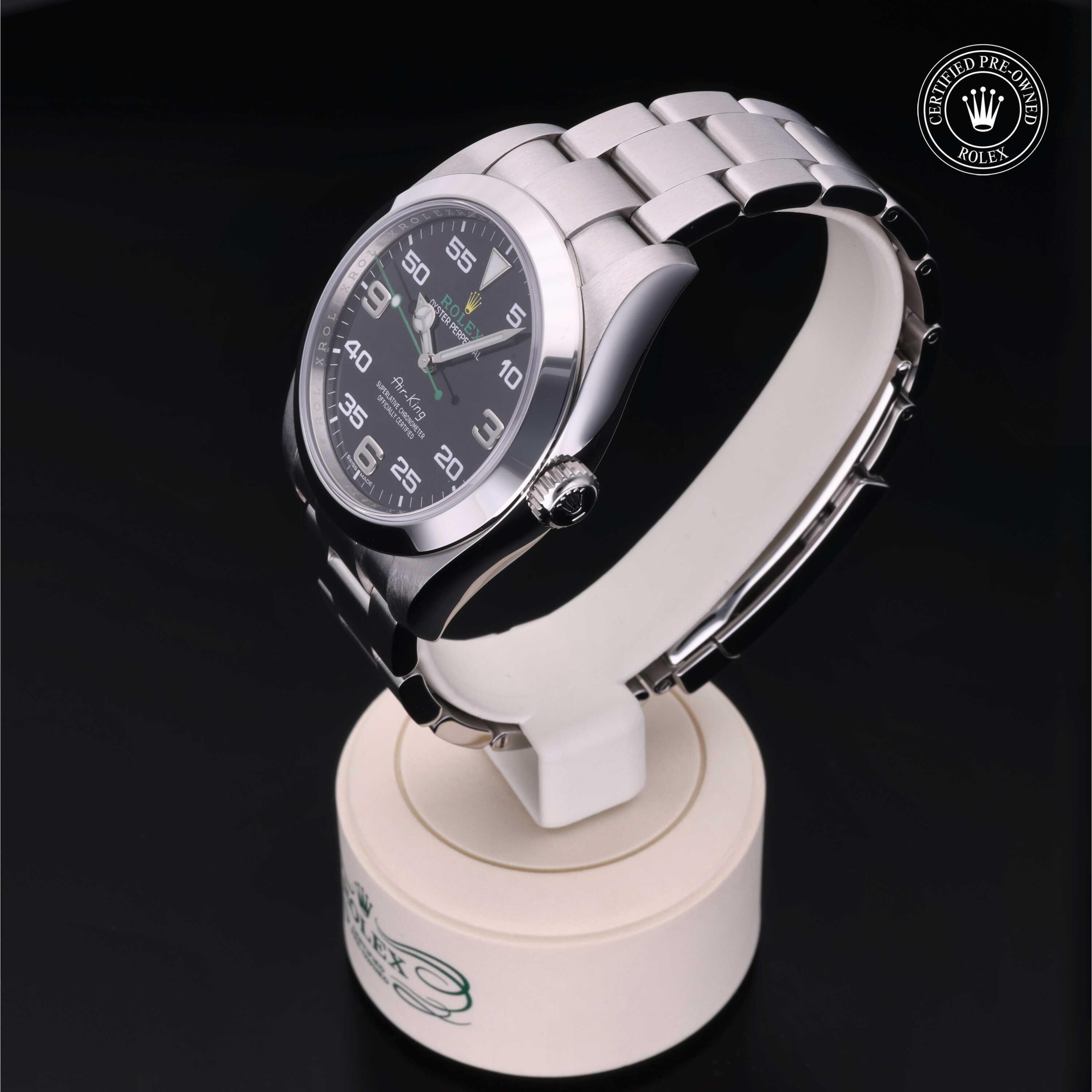 Rolex Certified Pre-Owned Air-King 40mm 116900 N93F0056 - 360° view