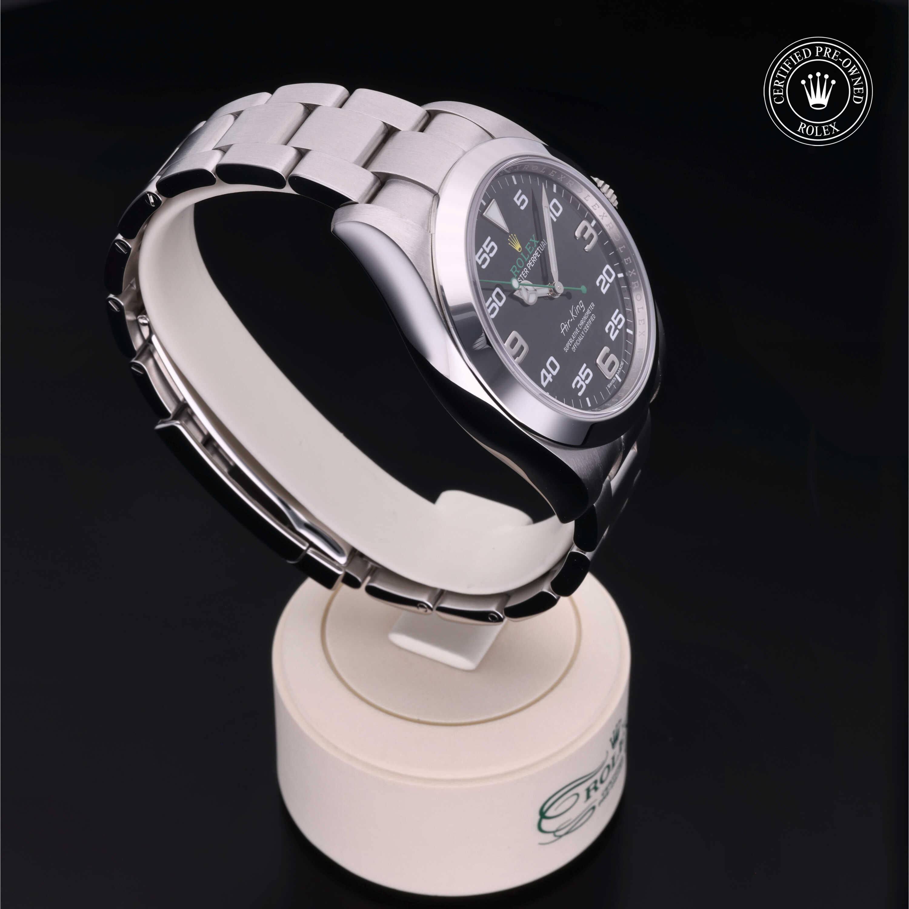 Rolex Certified Pre-Owned Air-King 40mm 116900 N93F0056 - 360° view