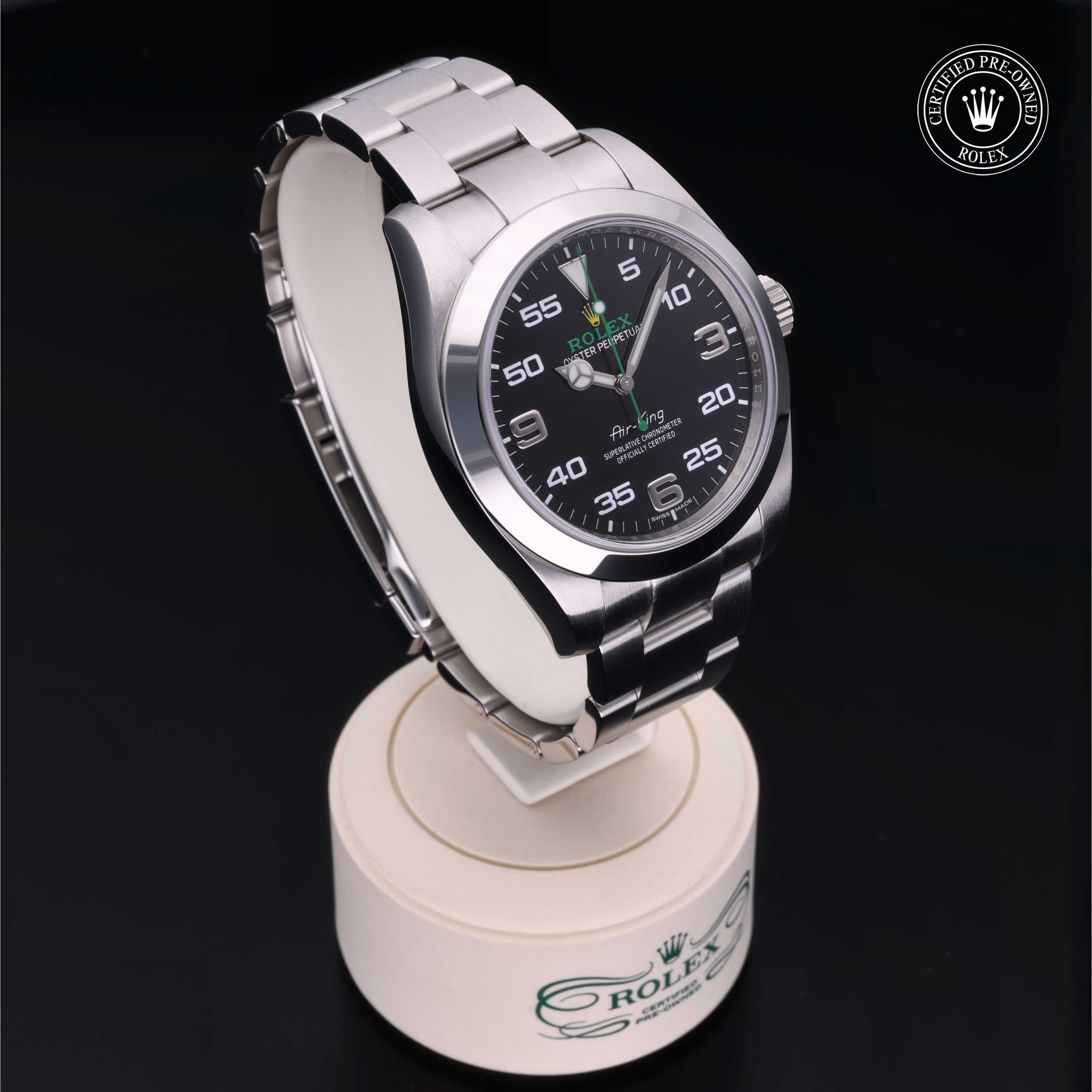 Rolex Certified Pre-Owned Air-King 40mm 116900 N93F0056 - 360° view
