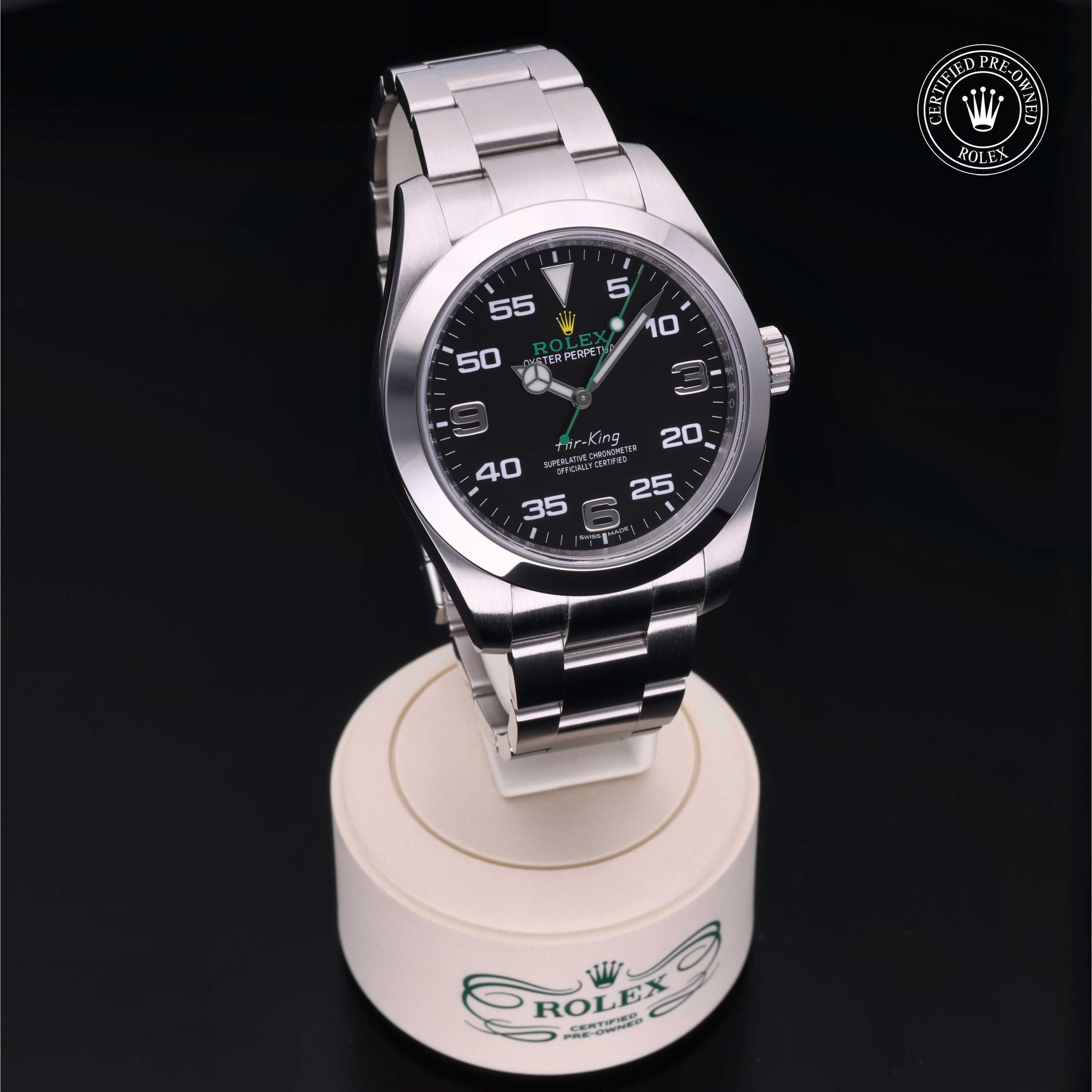 Rolex Certified Pre-Owned Air-King 40mm 116900 N93F0056 - 360° view