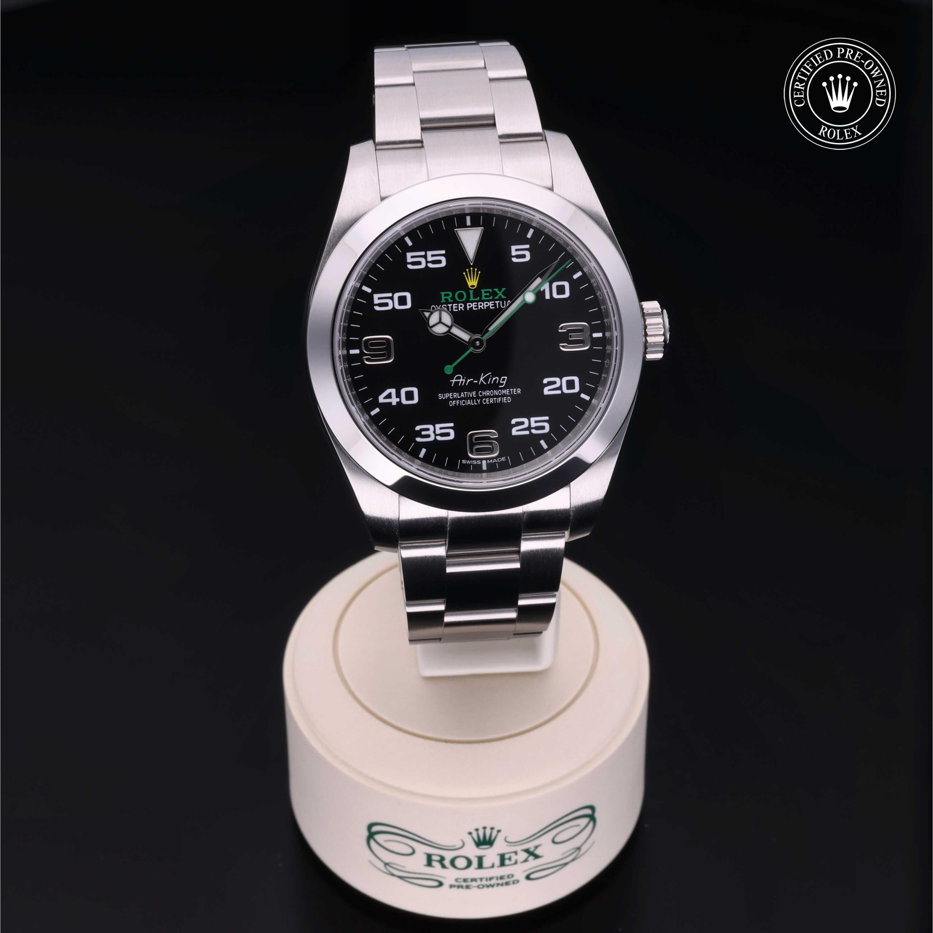 Rolex Certified Pre-Owned Air-King 40mm 116900 N93F0056 - 360° view
