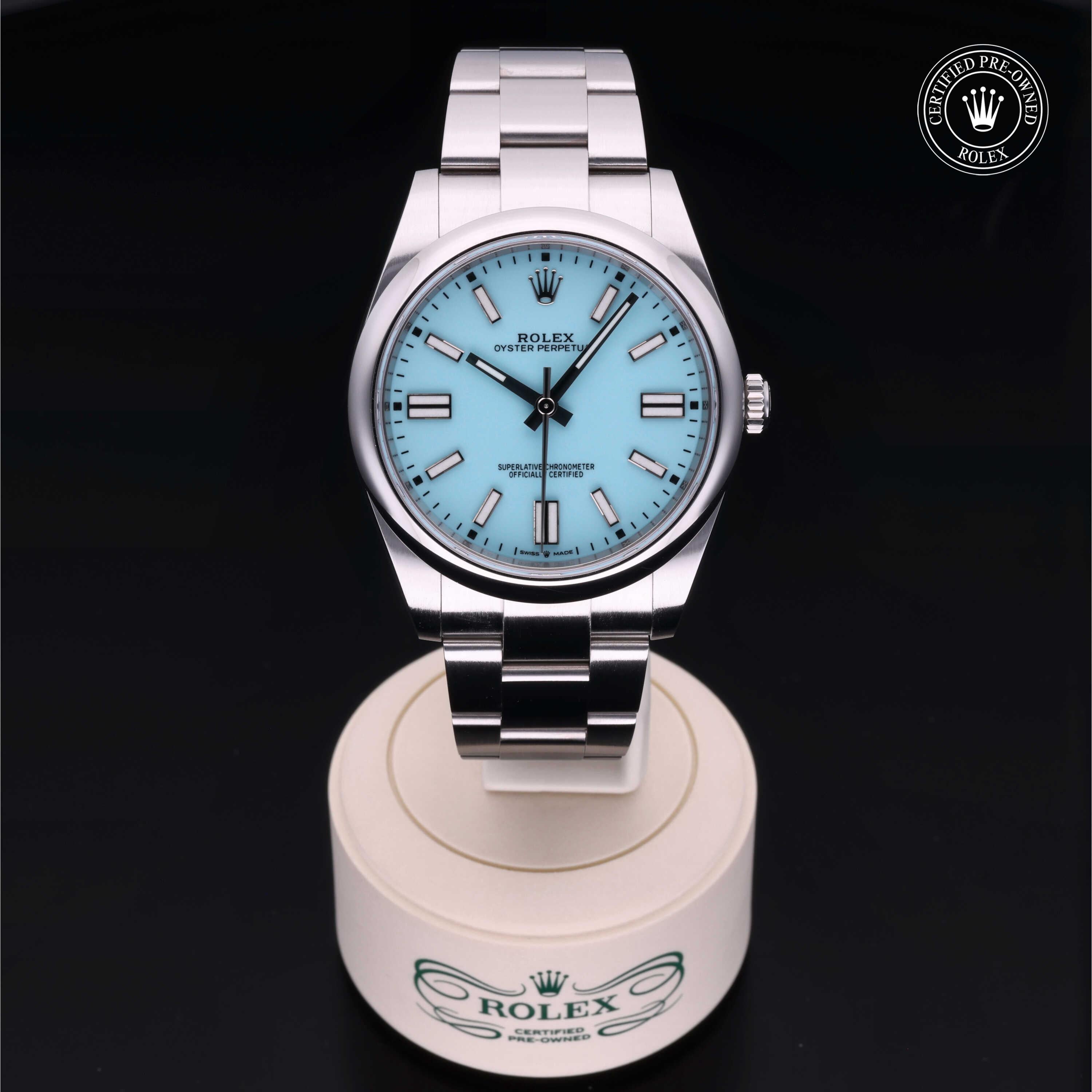 Rolex Certified Pre-Owned Oyster Perpetual 41mm M124300 7064M0D8 - 360° view