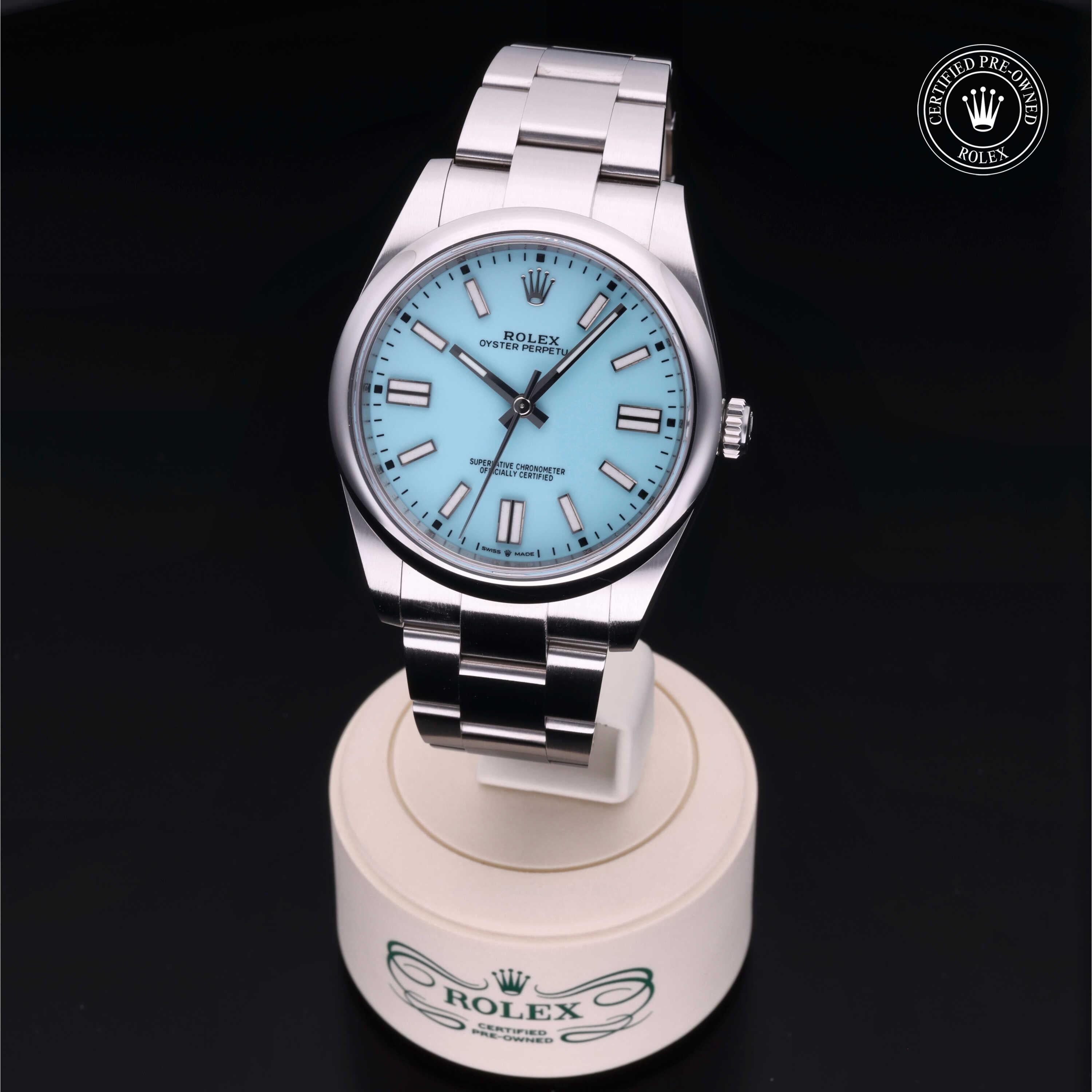 Rolex Certified Pre-Owned Oyster Perpetual 41mm M124300 7064M0D8 - 360° view