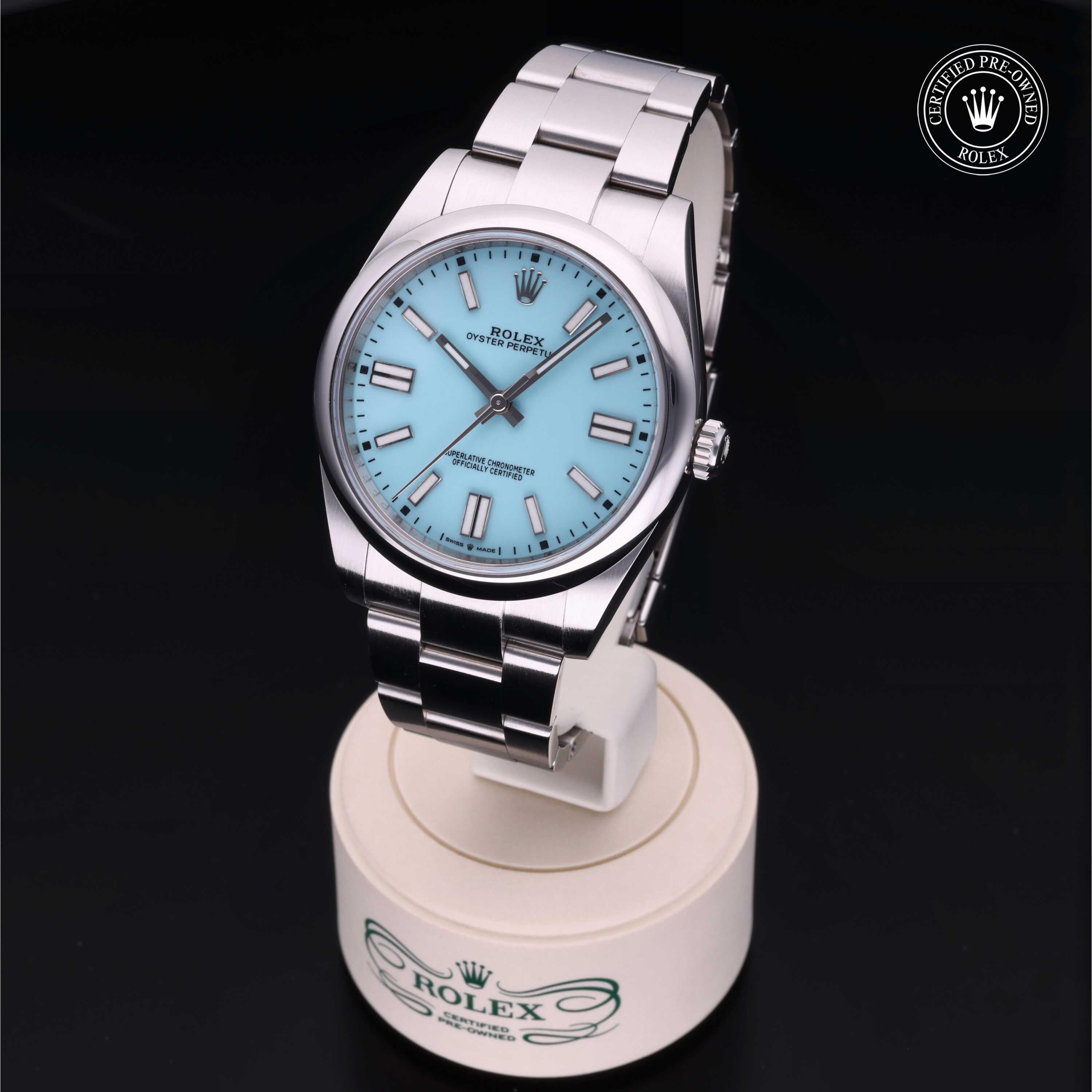Rolex Certified Pre-Owned Oyster Perpetual 41mm M124300 7064M0D8 - 360° view