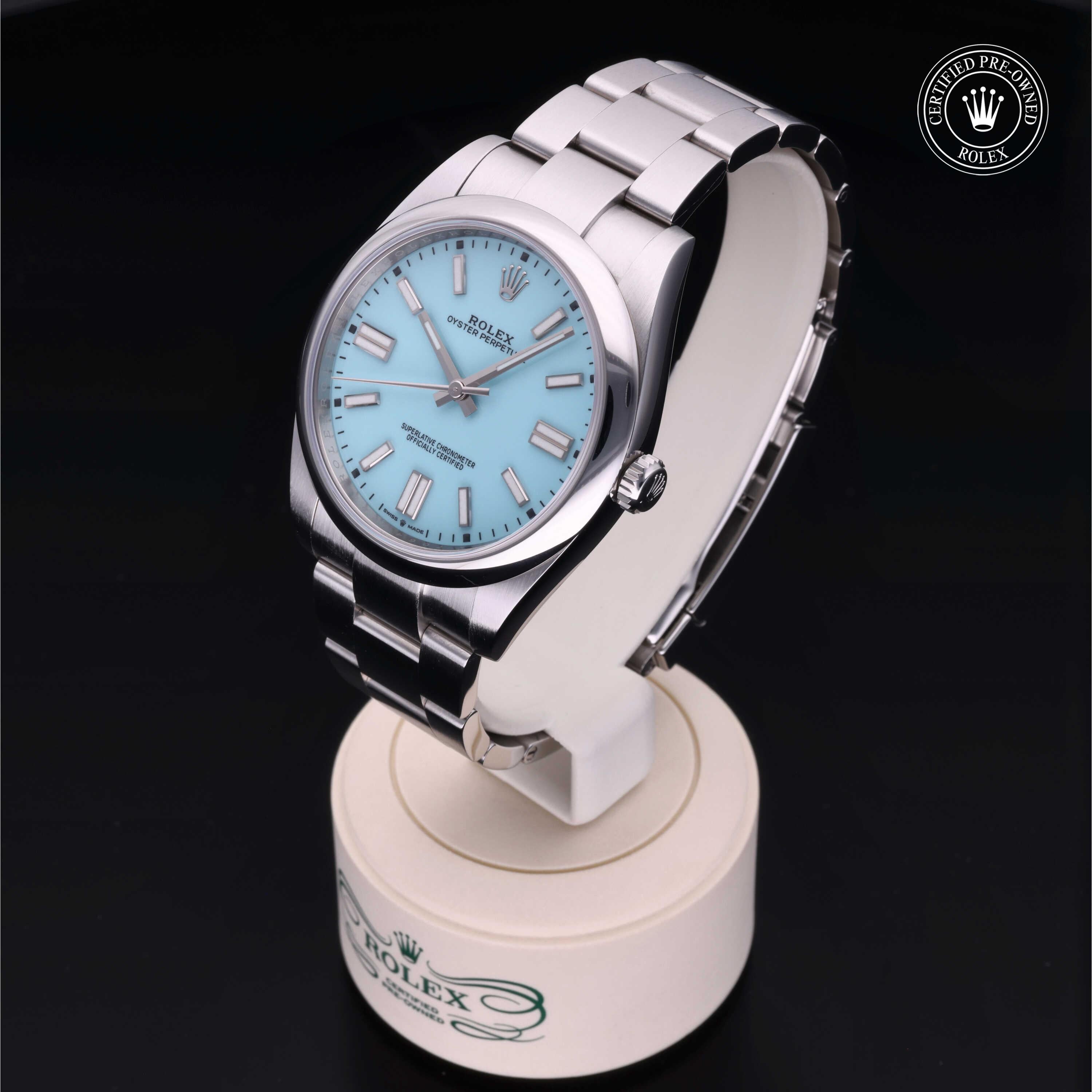 Rolex Certified Pre-Owned Oyster Perpetual 41mm M124300 7064M0D8 - 360° view