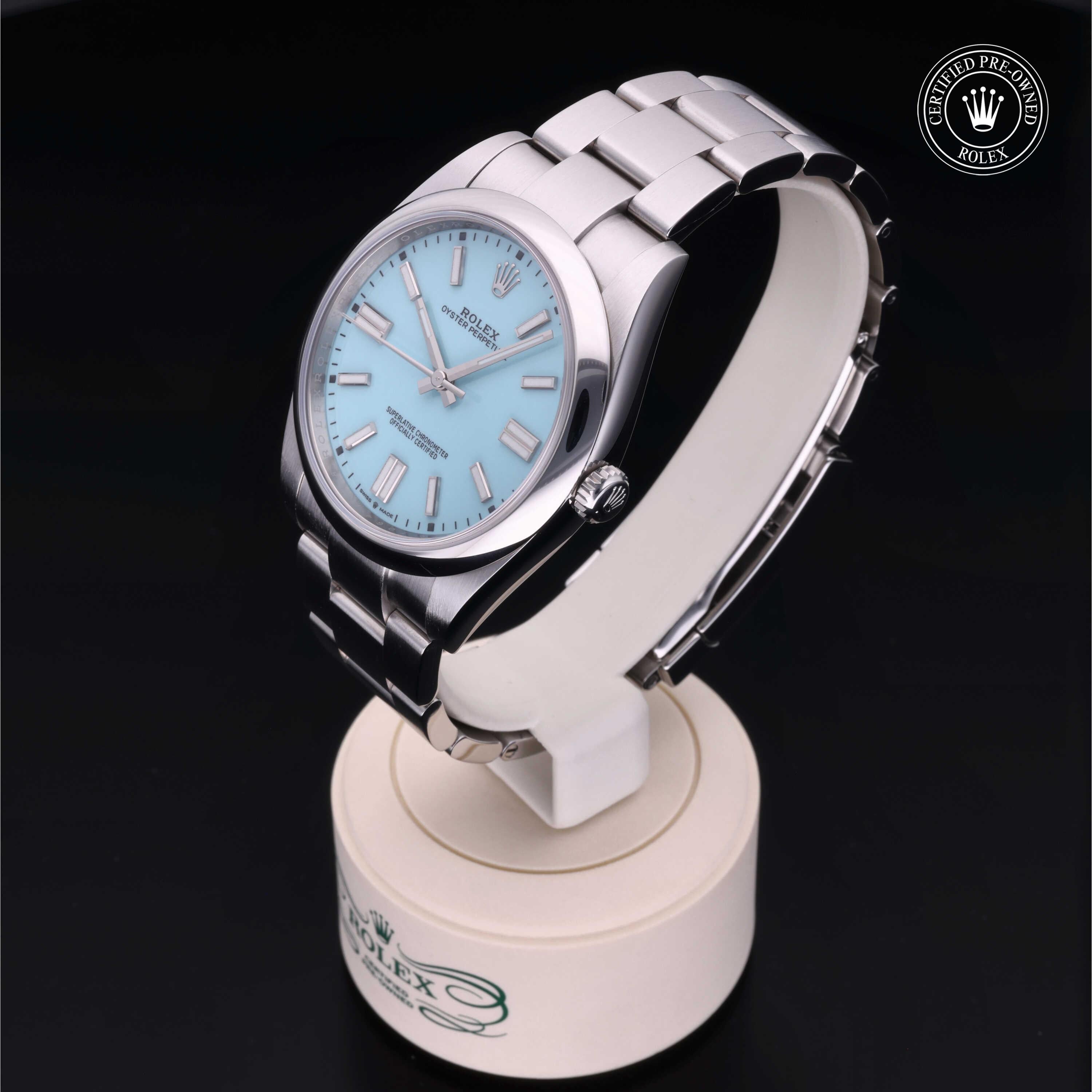 Rolex Certified Pre-Owned Oyster Perpetual 41mm M124300 7064M0D8 - 360° view