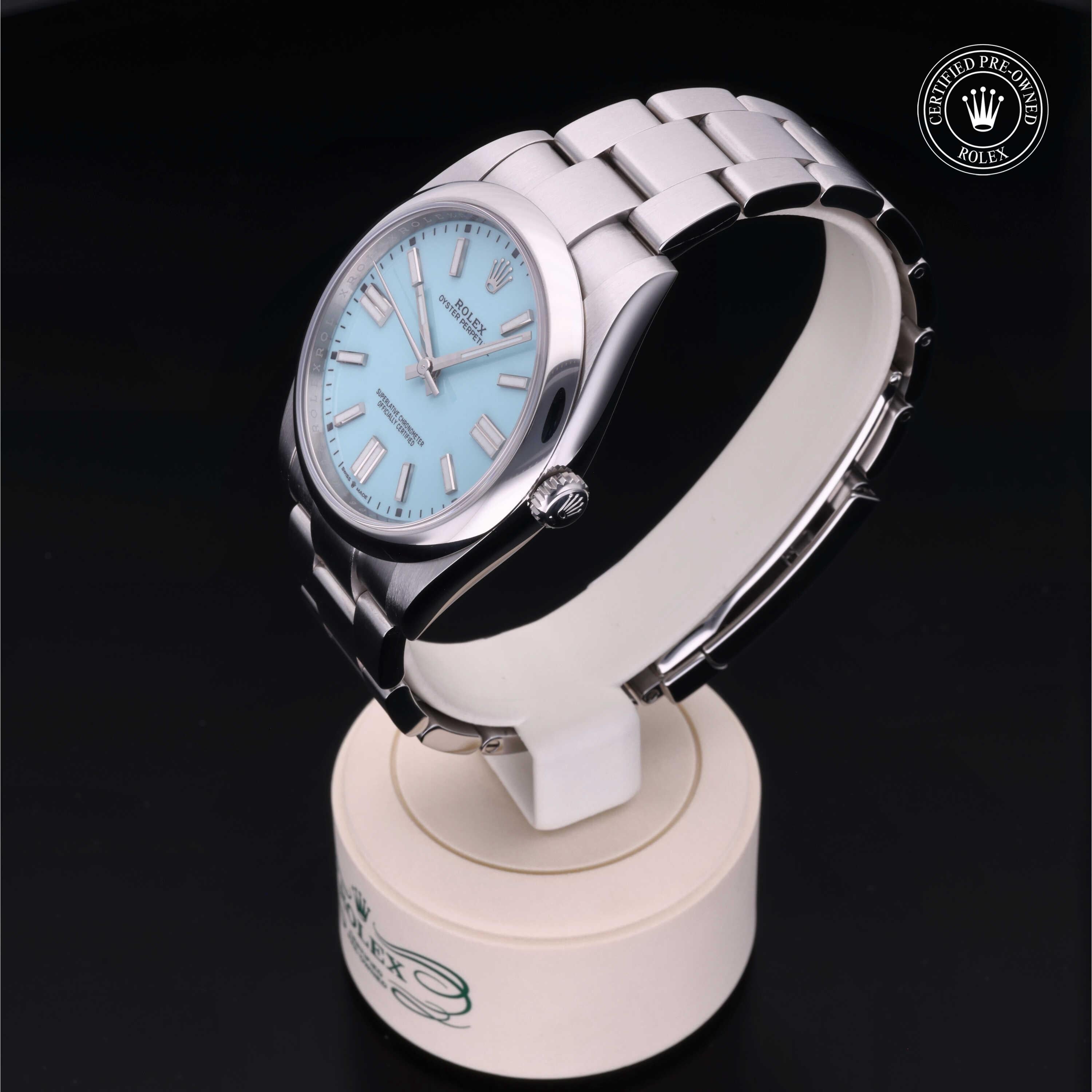 Rolex Certified Pre-Owned Oyster Perpetual 41mm M124300 7064M0D8 - 360° view