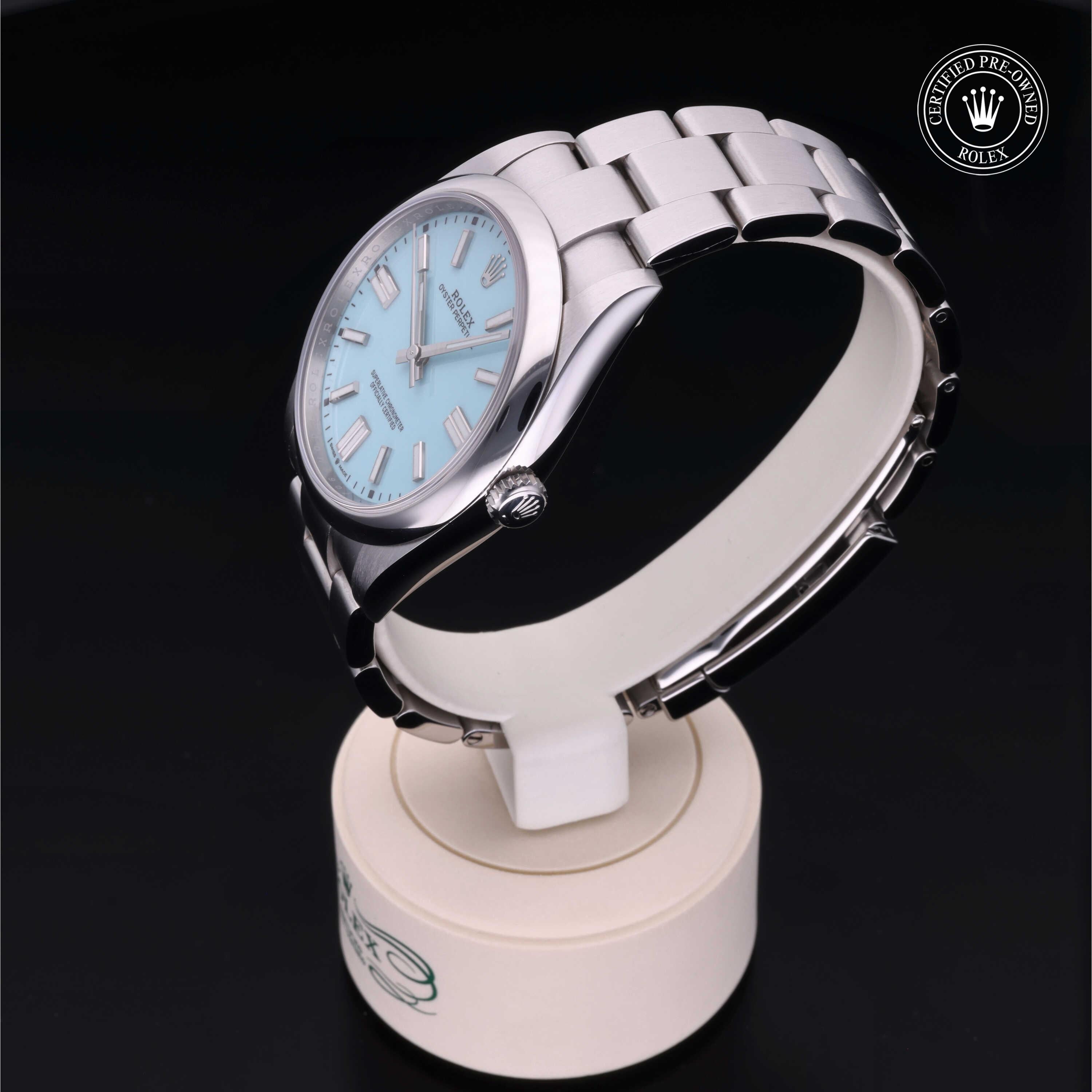 Rolex Certified Pre-Owned Oyster Perpetual 41mm M124300 7064M0D8 - 360° view