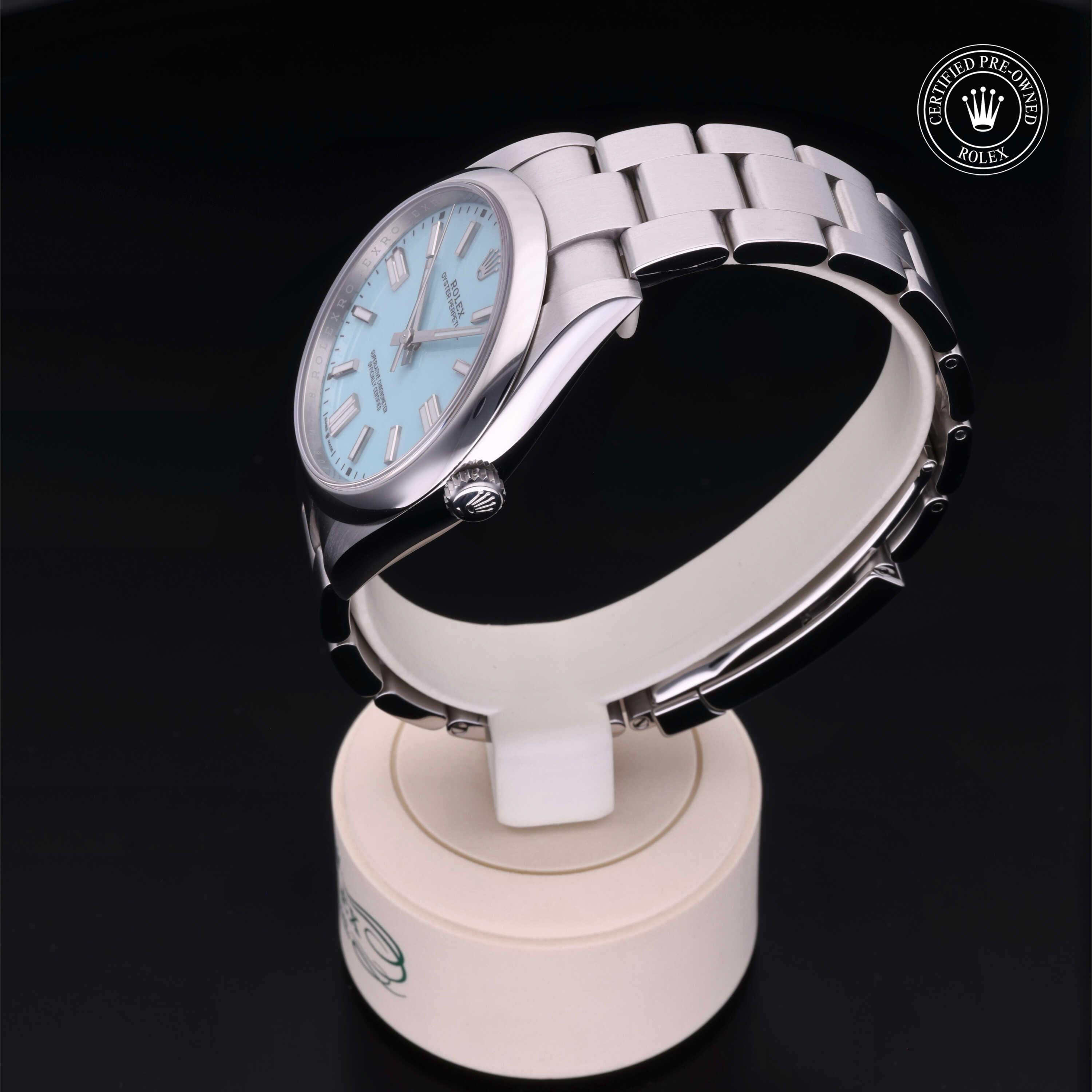 Rolex Certified Pre-Owned Oyster Perpetual 41mm M124300 7064M0D8 - 360° view