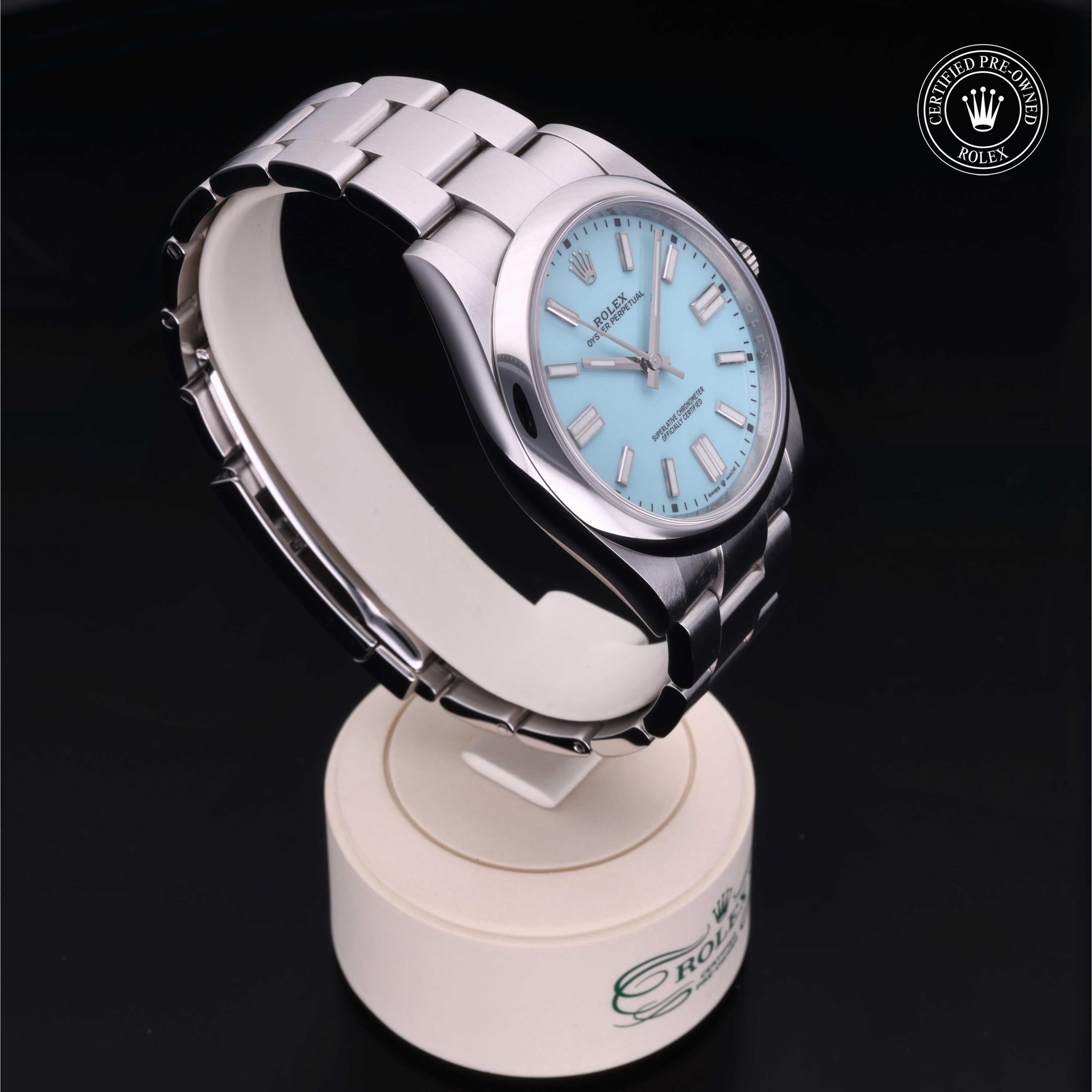 Rolex Certified Pre-Owned Oyster Perpetual 41mm M124300 7064M0D8 - 360° view