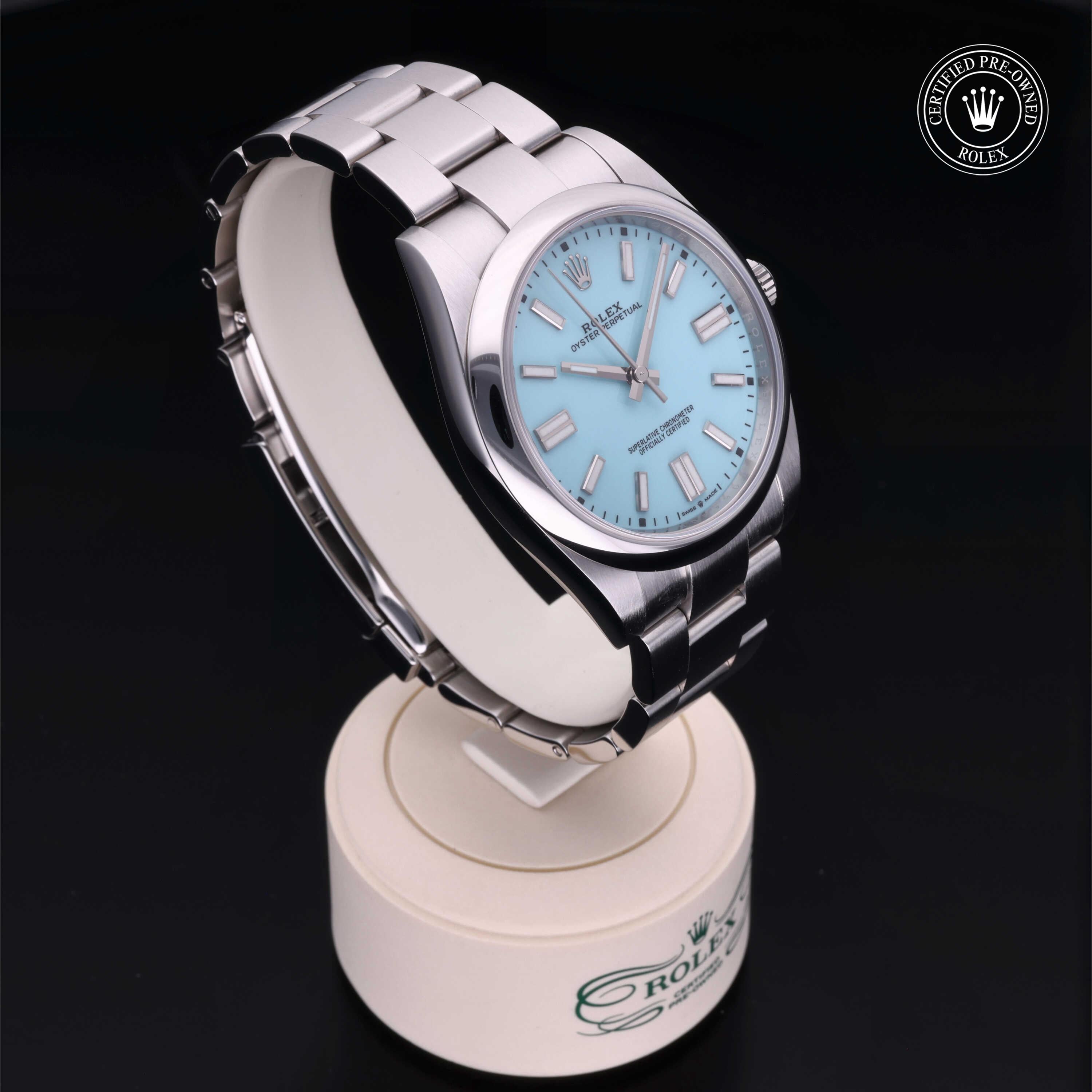 Rolex Certified Pre-Owned Oyster Perpetual 41mm M124300 7064M0D8 - 360° view