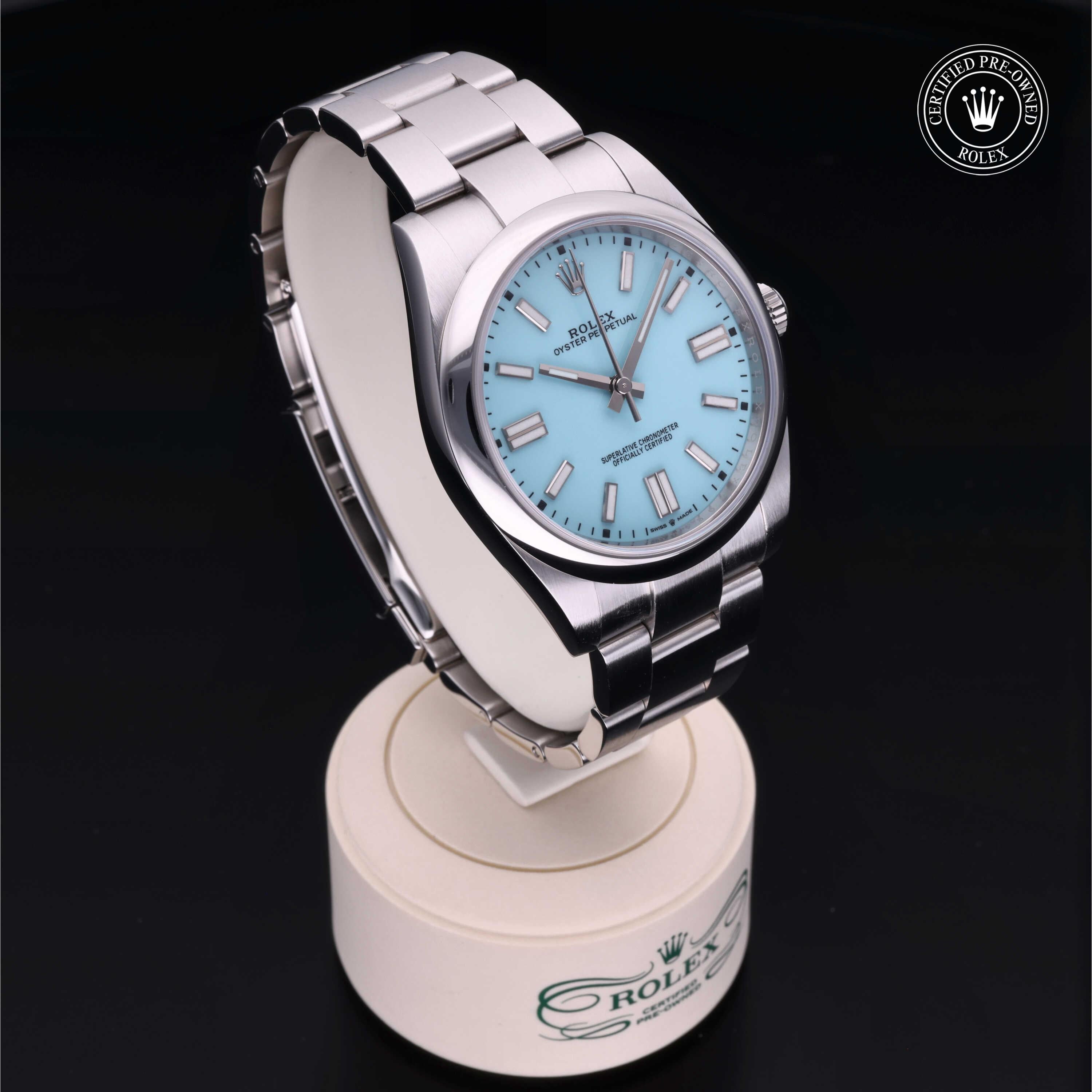 Rolex Certified Pre-Owned Oyster Perpetual 41mm M124300 7064M0D8 - 360° view
