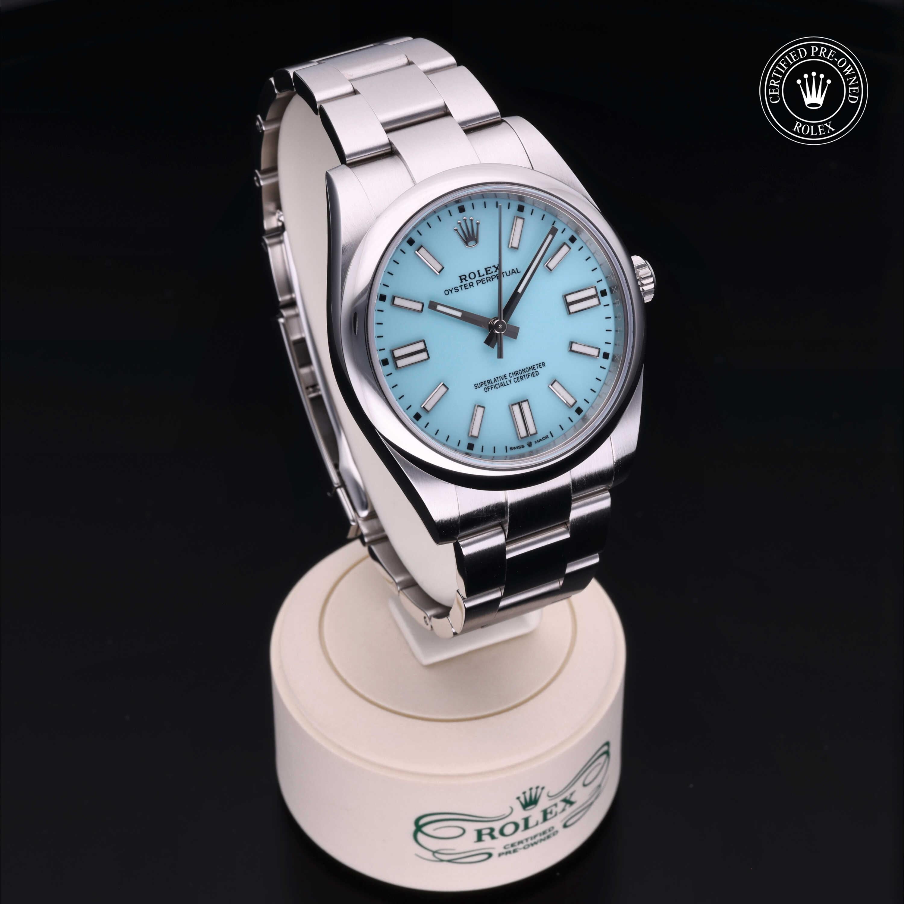 Rolex Certified Pre-Owned Oyster Perpetual 41mm M124300 7064M0D8 - 360° view