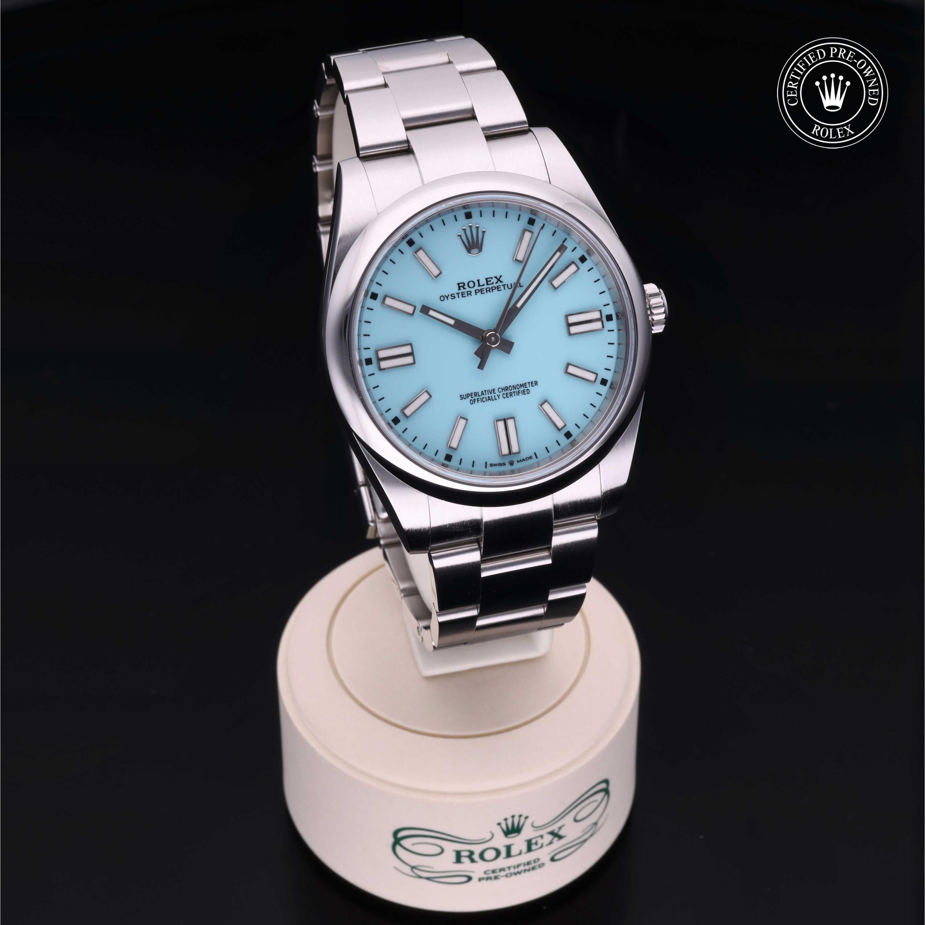 Rolex Certified Pre-Owned Oyster Perpetual 41mm M124300 7064M0D8 - 360° view