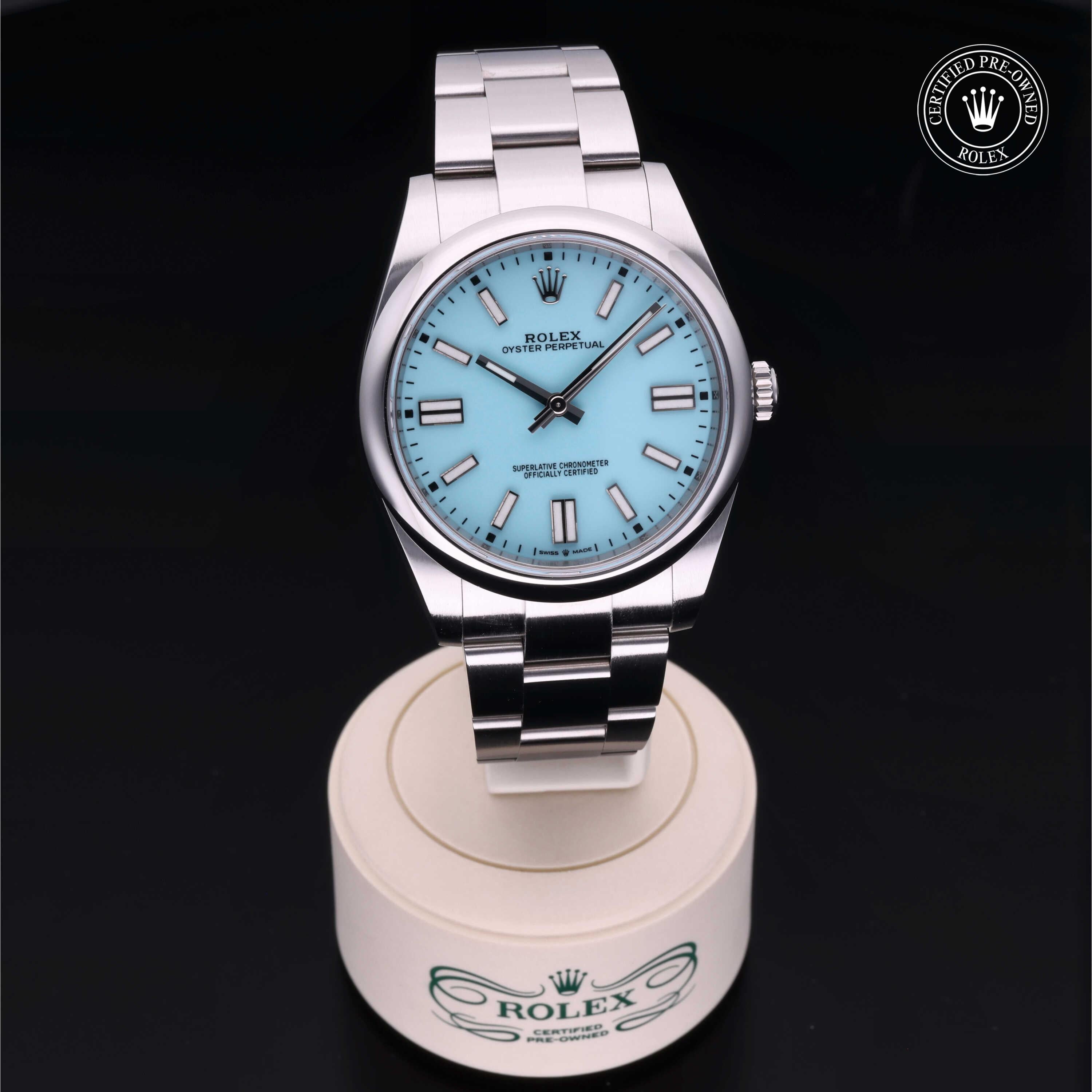 Rolex Certified Pre-Owned Oyster Perpetual 41mm M124300 7064M0D8 - 360° view