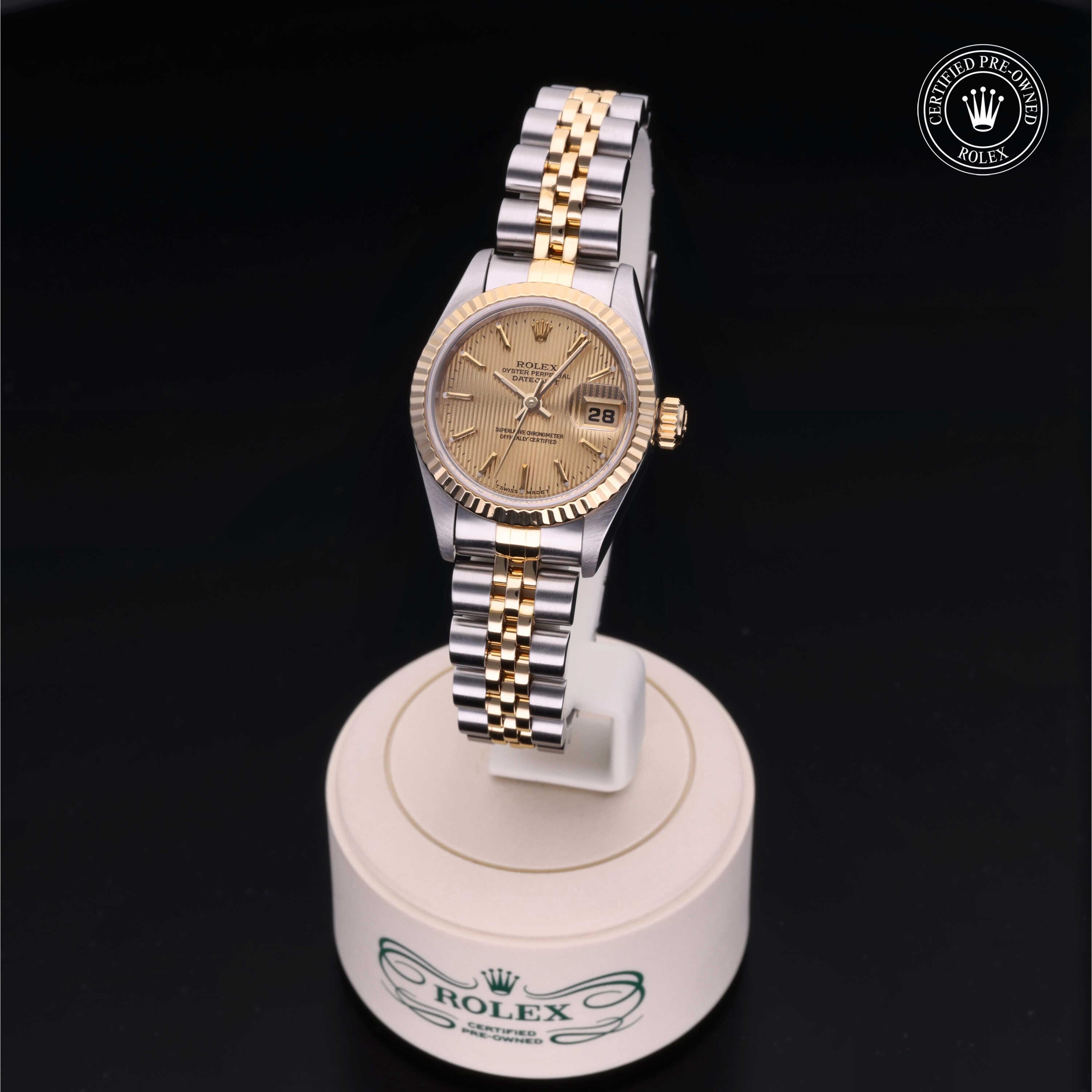 Rolex Certified Pre-Owned Lady-Datejust 26mm 69173 W492070 - 360° view