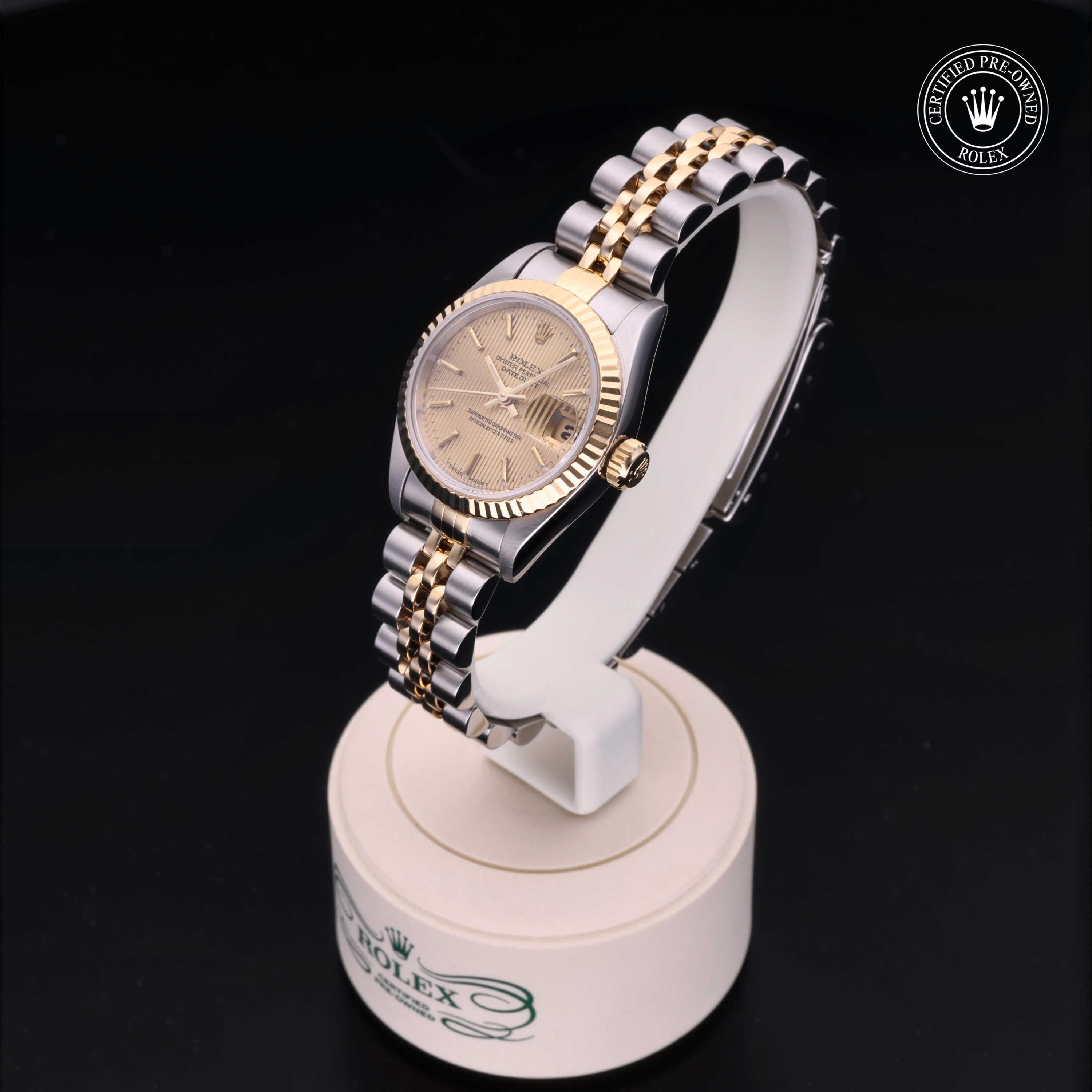 Rolex Certified Pre-Owned Lady-Datejust 26mm 69173 W492070 - 360° view