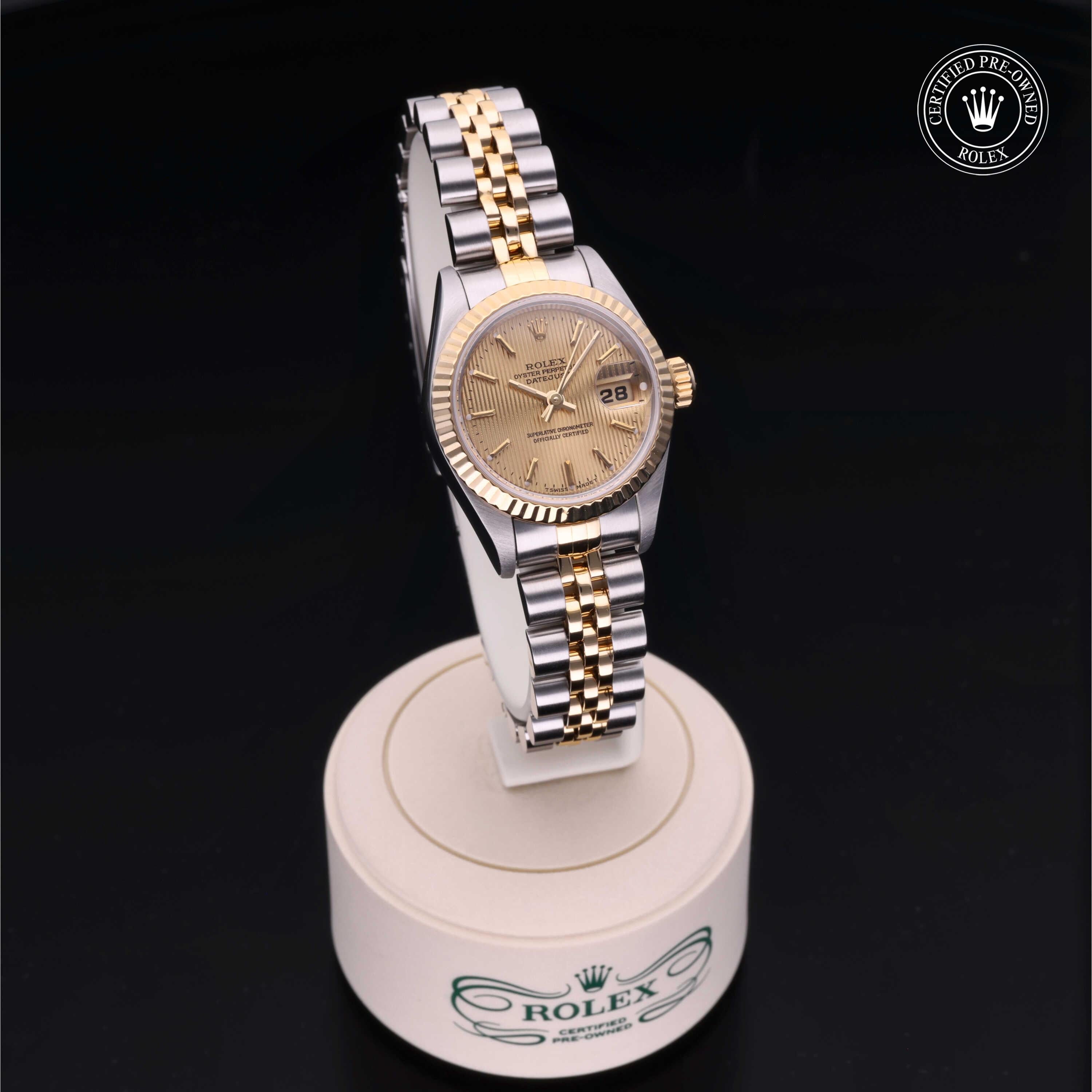 Rolex Certified Pre-Owned Lady-Datejust 26mm 69173 W492070 - 360° view