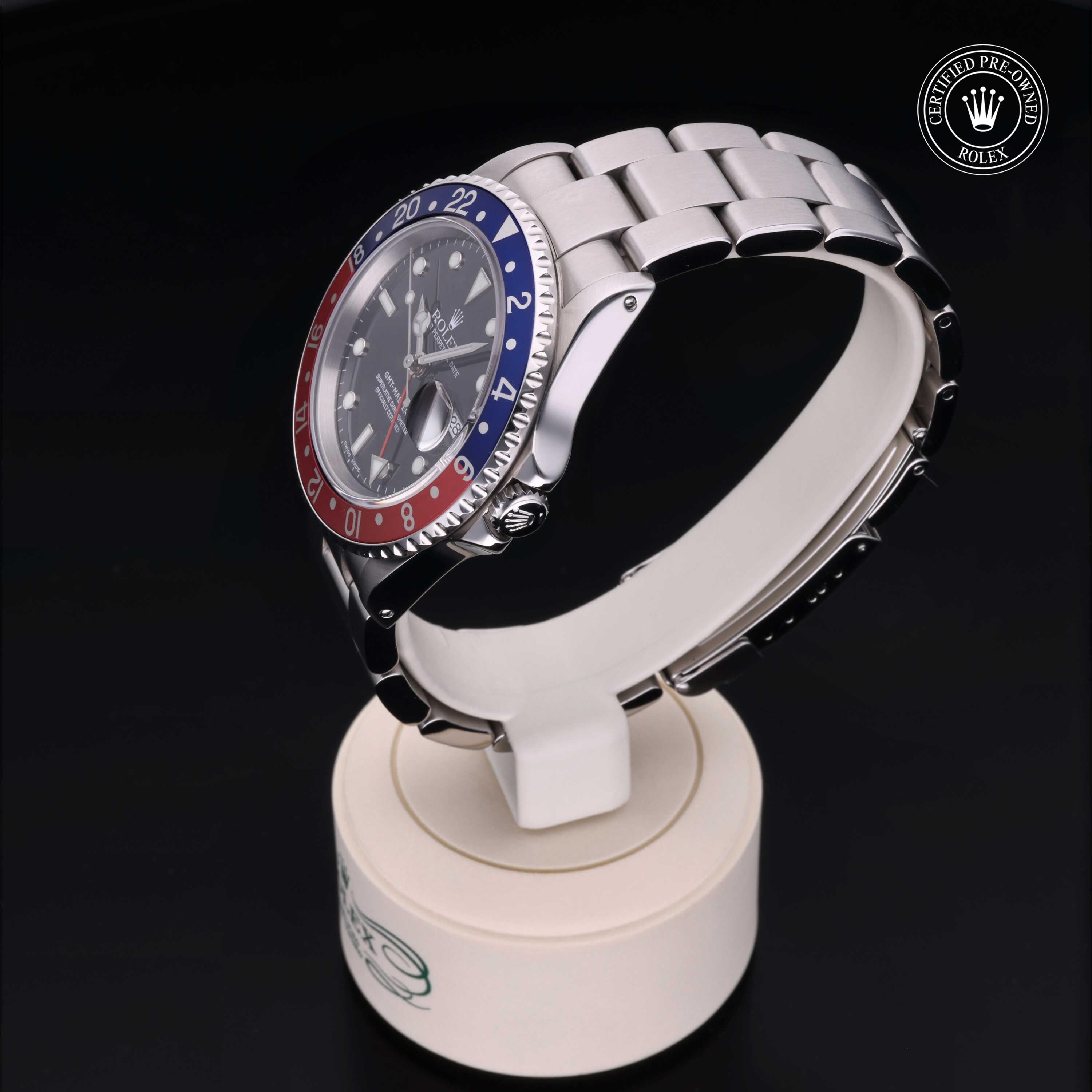 Rolex Certified Pre-Owned GMT Master II 40mm 16710BLRO K195435 - 360° view