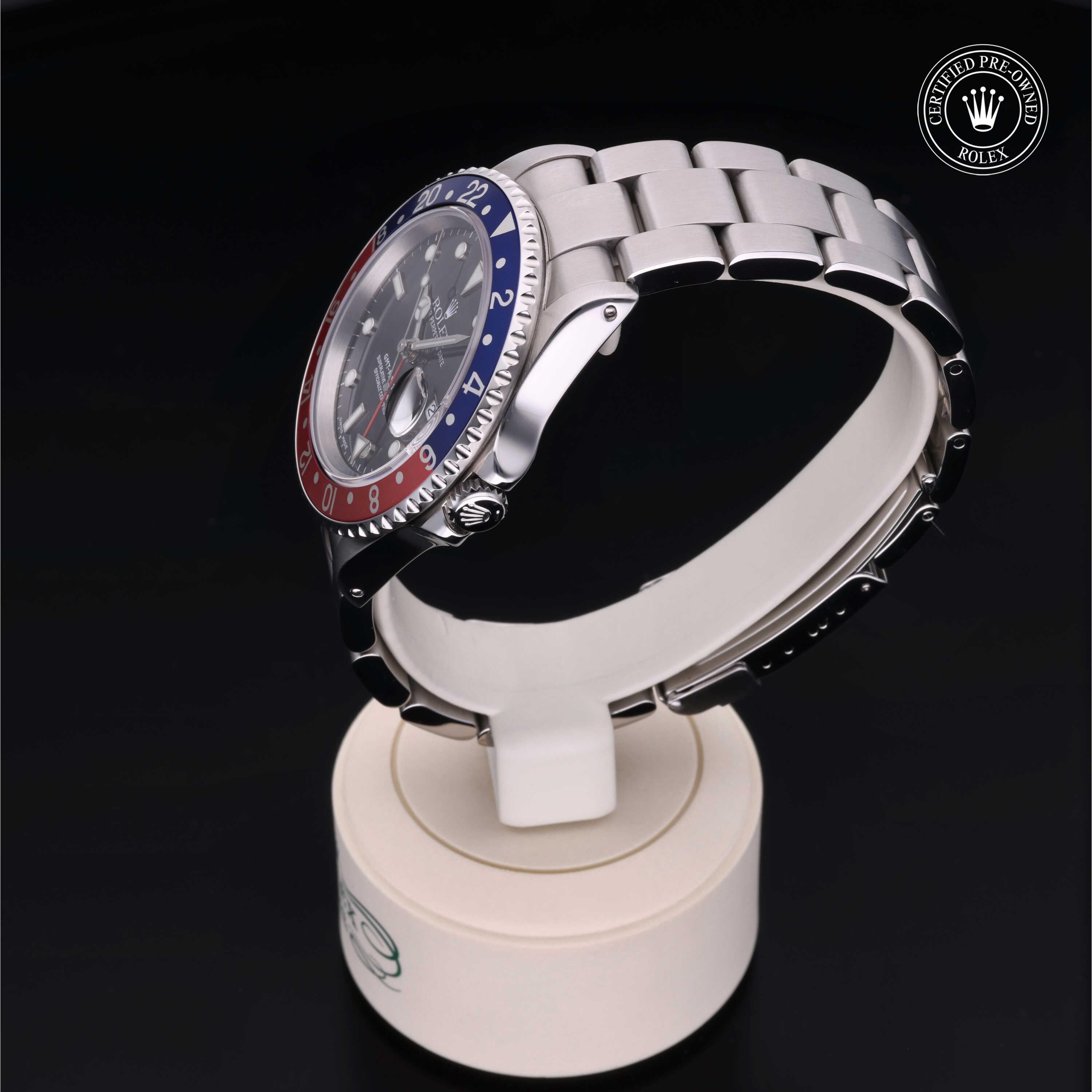 Rolex Certified Pre-Owned GMT Master II 40mm 16710BLRO K195435 - 360° view