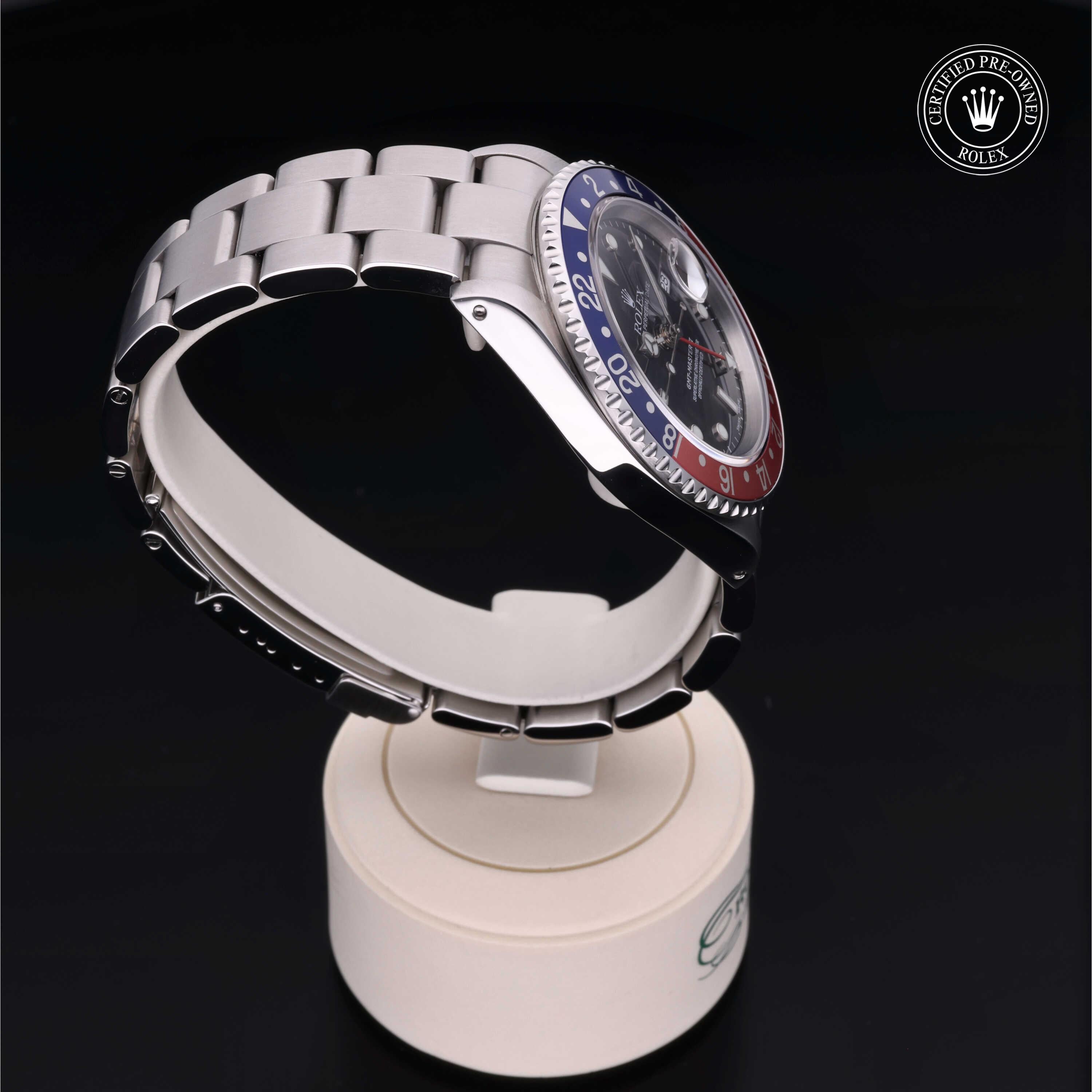 Rolex Certified Pre-Owned GMT Master II 40mm 16710BLRO K195435 - 360° view