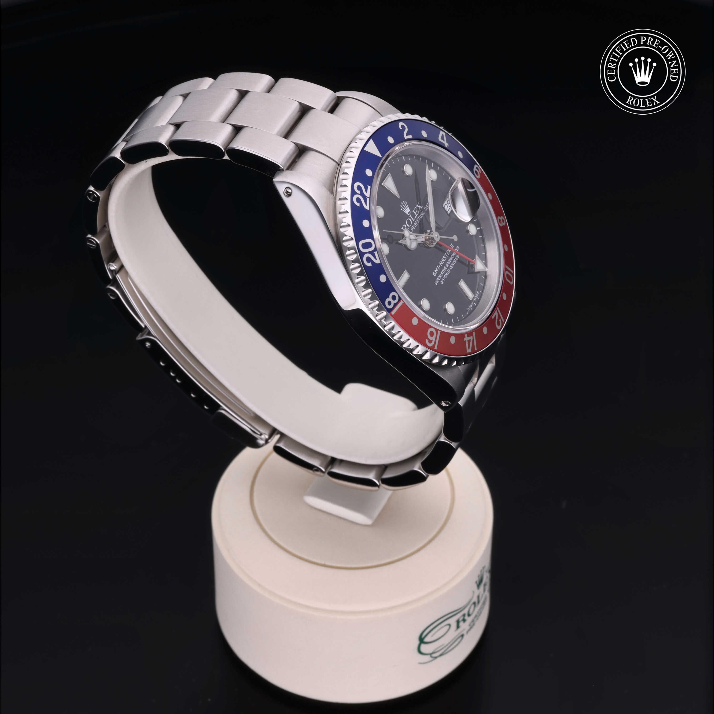 Rolex Certified Pre-Owned GMT Master II 40mm 16710BLRO K195435 - 360° view