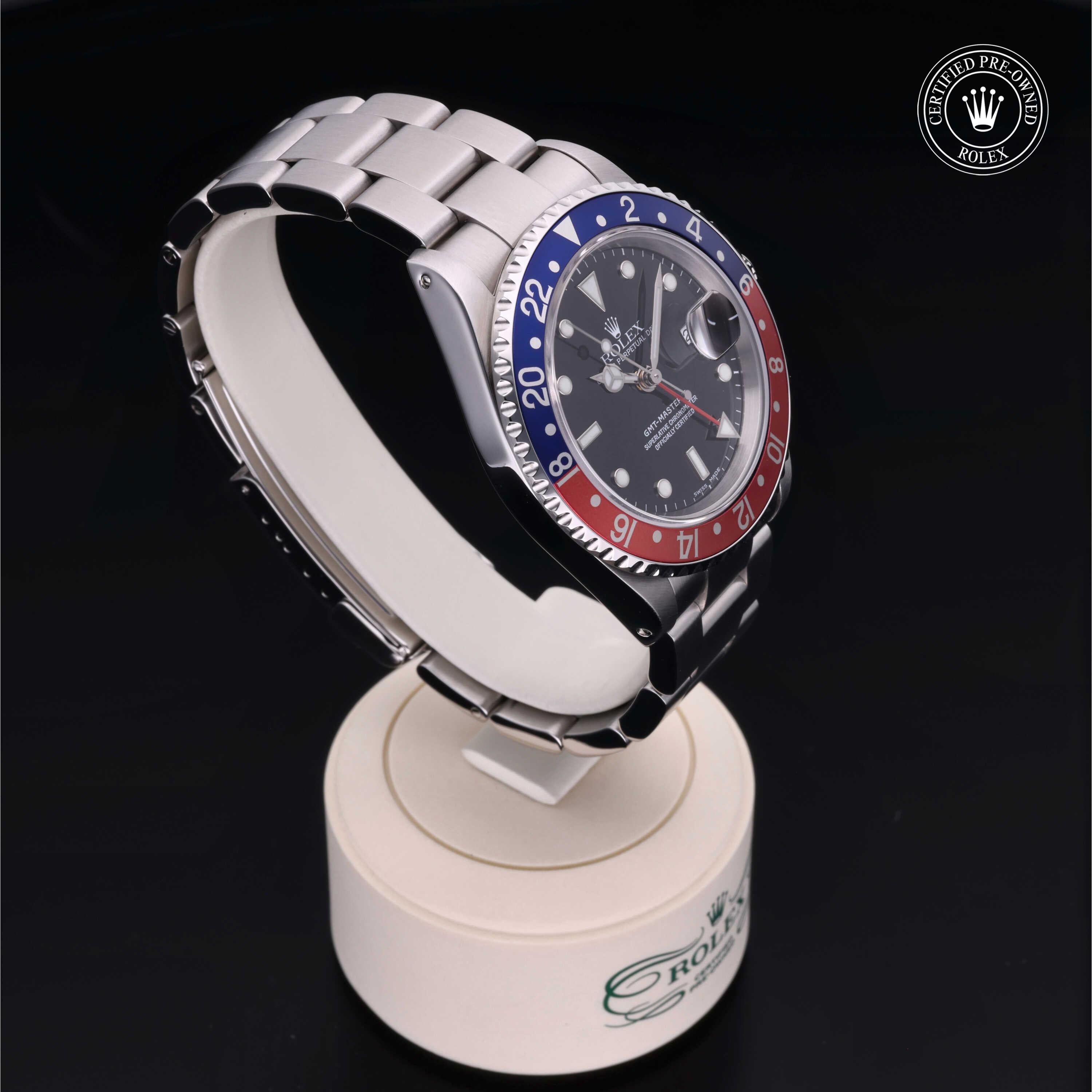 Rolex Certified Pre-Owned GMT Master II 40mm 16710BLRO K195435 - 360° view