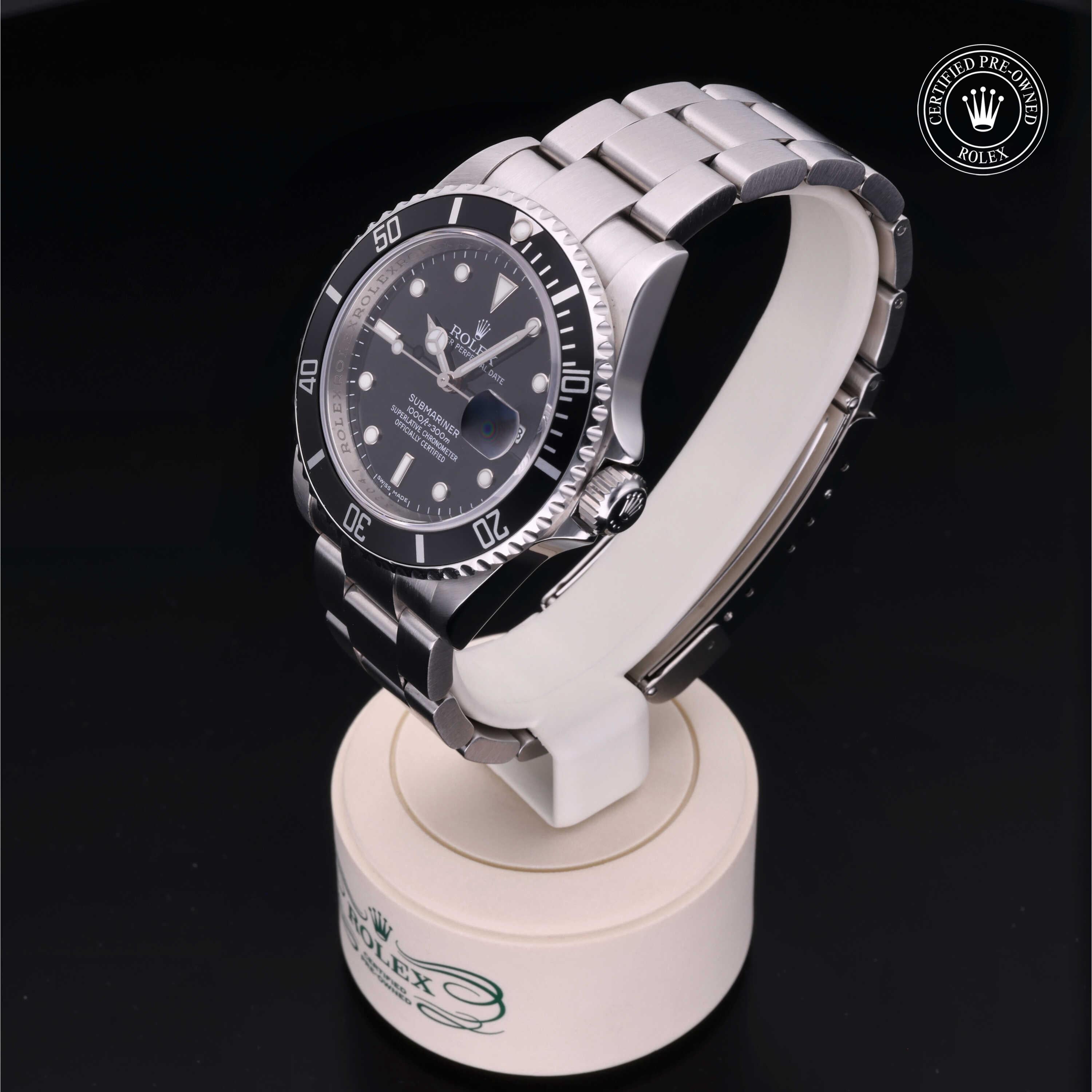 Rolex Certified Pre-Owned Submariner Date 40mm 16610 V432041 - 360° view
