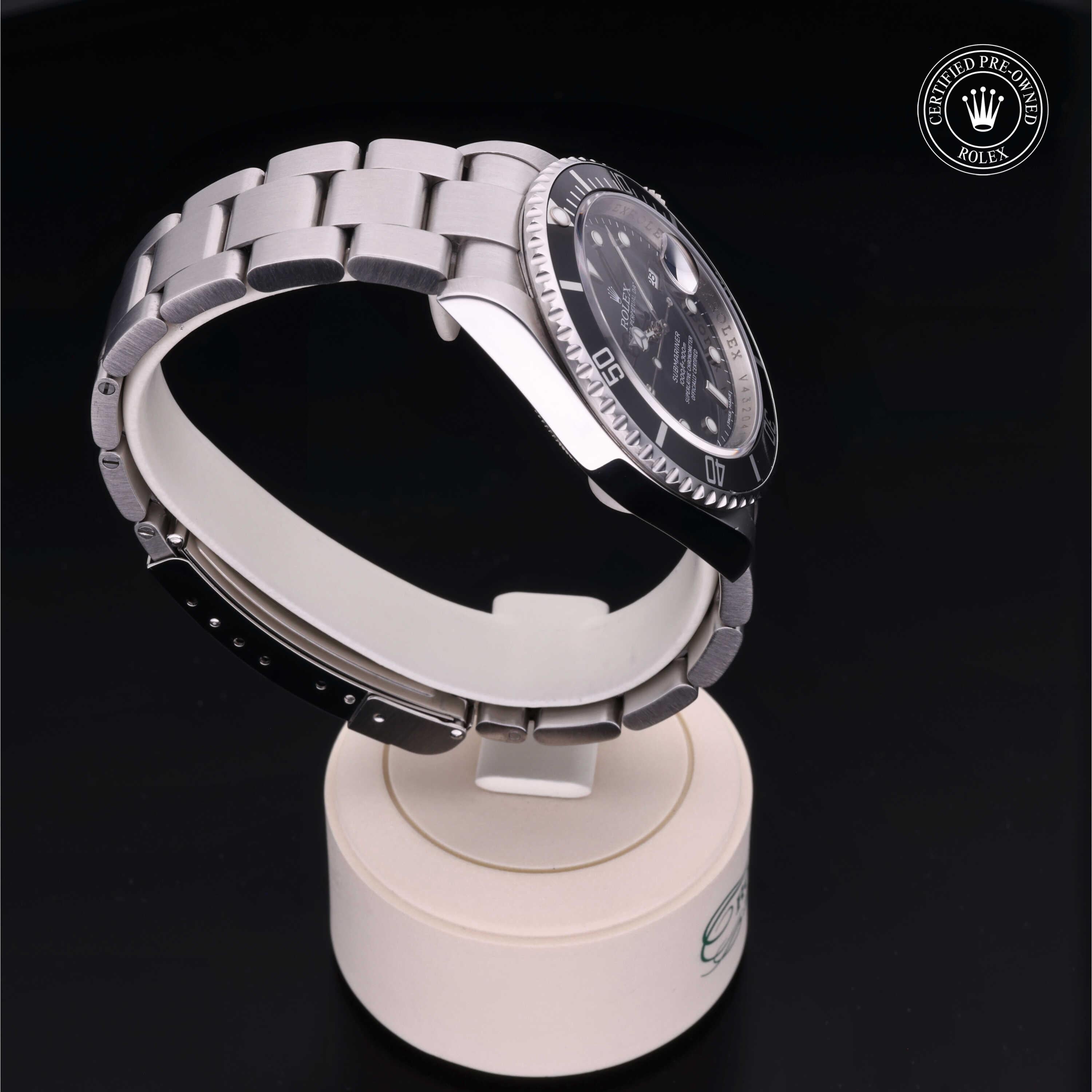 Rolex Certified Pre-Owned Submariner Date 40mm 16610 V432041 - 360° view