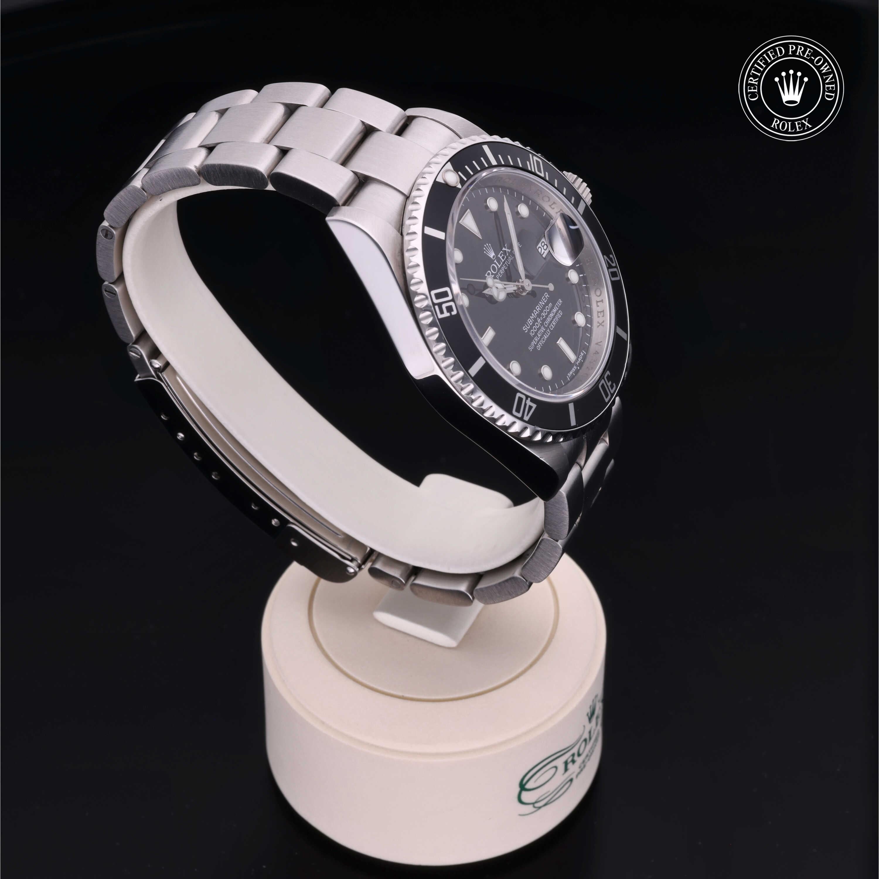 Rolex Certified Pre-Owned Submariner Date 40mm 16610 V432041 - 360° view