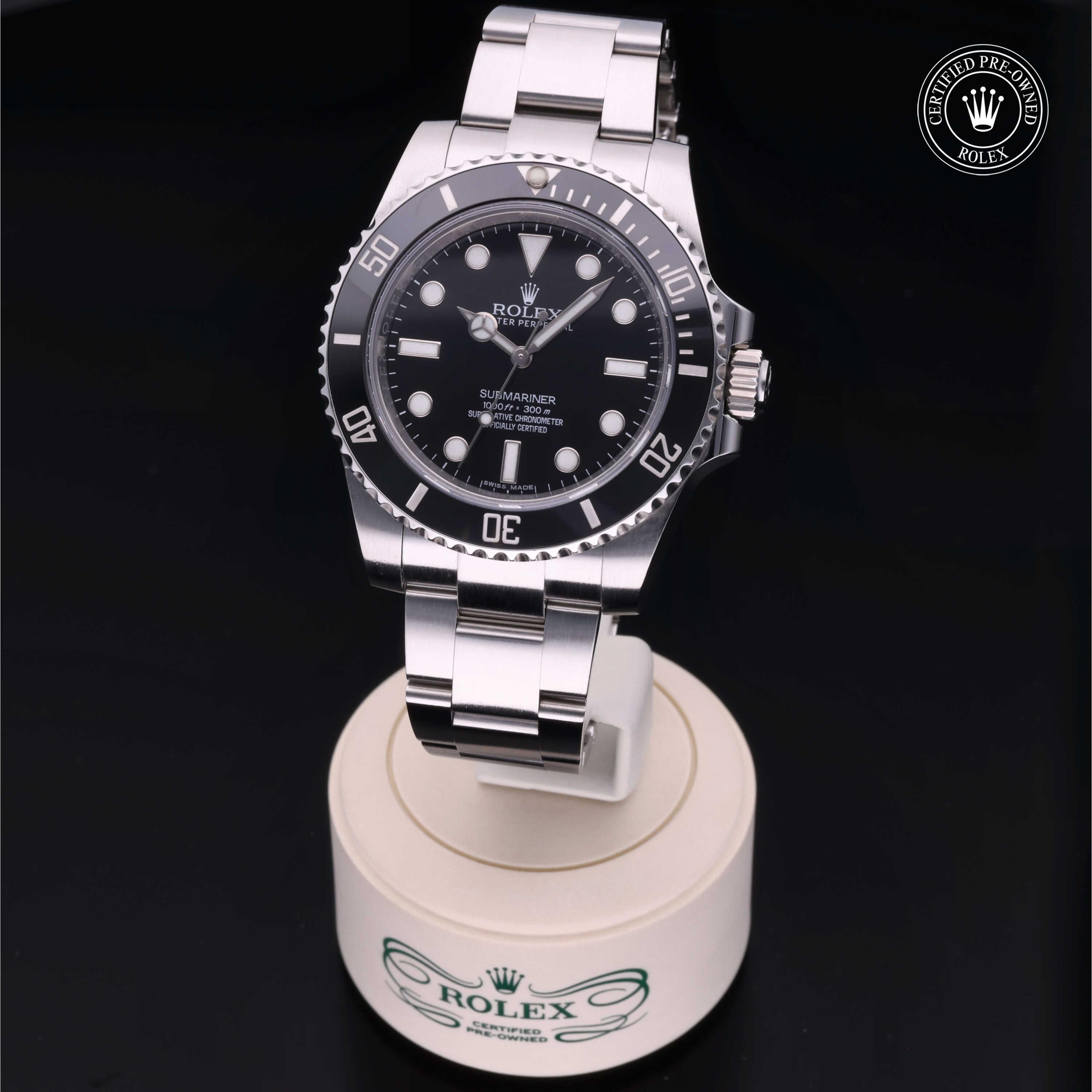 Rolex Certified Pre-Owned Submariner 40mm 114060 199P1562 - 360° view