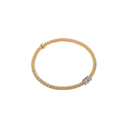 Prima 18ct Yellow & White Gold Diamond Flex'it Bracelet 74608BX_BB_G_XBX Bracelet Fope Small