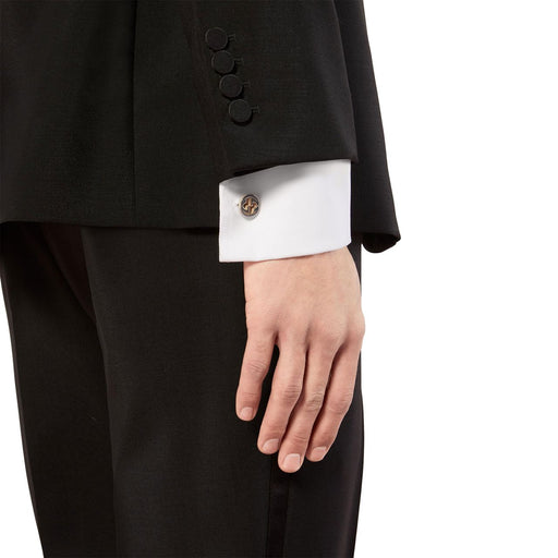 Gucci Interlocking Silver Cufflinks YBE499010001 Cufflinks & Accessories Gucci   