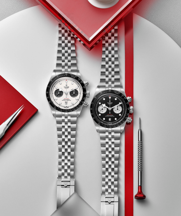 TUDOR Black Bay White and Black Chrono