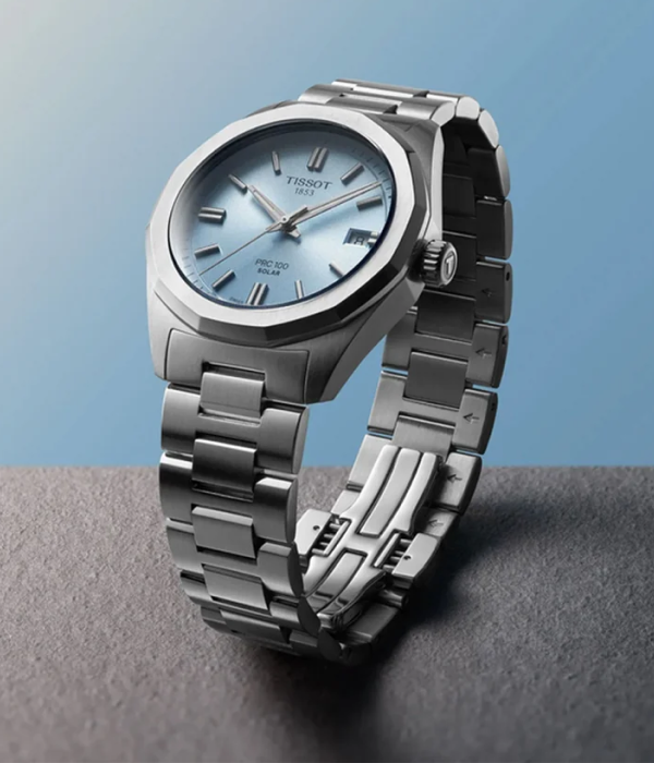 Tissot PRC 100 Ice Blue Solar Quartz