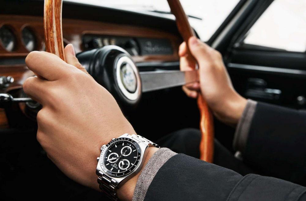 Tissot PR516 Watch on Wrist Chronograph