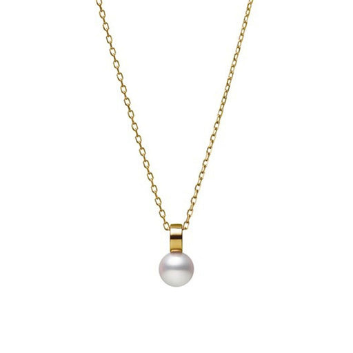 Mikimoto Circle Akoya Cultured Pearl Necklace in 18ct Yellow Gold - PP20598K Necklace Mikimoto   