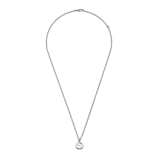 Gucci Interlocking Silver Chain Necklace YBB796355001 Necklace Gucci   