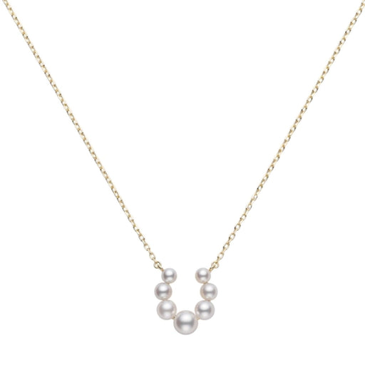 Mikimoto Bubble Akoya Cultured Pearl Necklace in 18ct Yellow Gold - PP20183K Necklace Mikimoto   