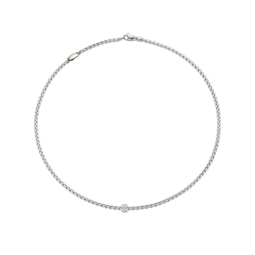 Eka 18ct White Gold Pavé Diamond Necklace 73001CX_PB_B_XBX Necklace Fope 43cm
