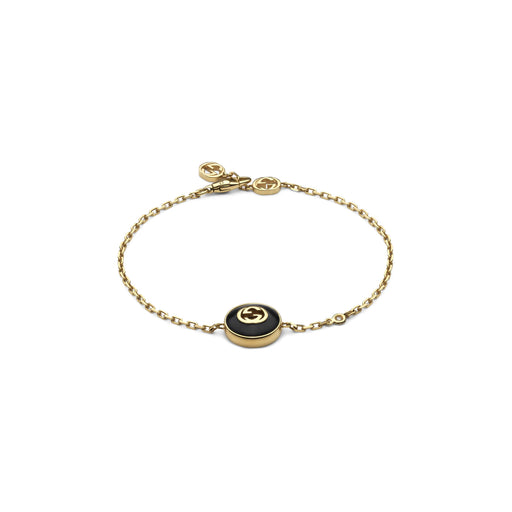 NEW: Gucci Interlocking 18K Chain Bracelet YBA786556001 Bracelet Gucci   
