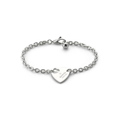 Gucci Trademark Silver Chain Bracelet with Charm YBA796301001 Bracelet Gucci 16cm  