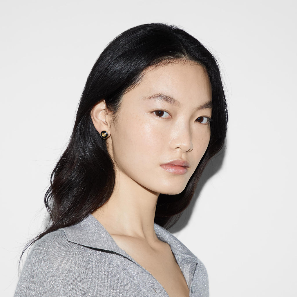 GUCCI 　ピアス　ライオン　ヘッド　ハート　ゴールド　インターロッキング 愛用品紹介】グッチの代名詞モチーフ‟ライオンヘッドピアス”が