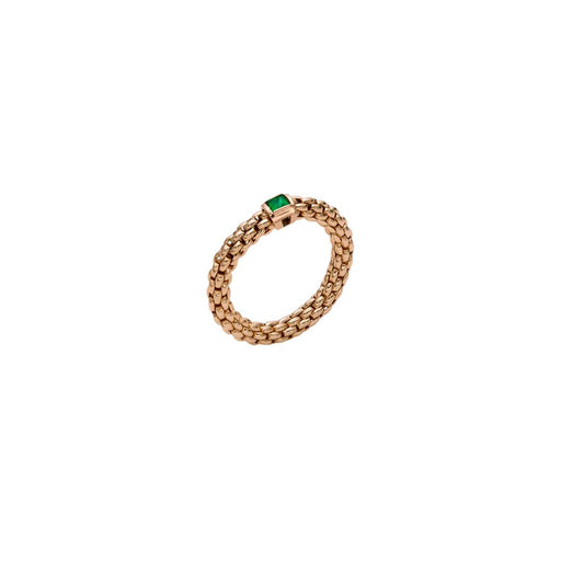 Souls 18ct Rose Gold Flex'it Emerald Ring 09E08AX_B6_R_XRX Ring Fope S  