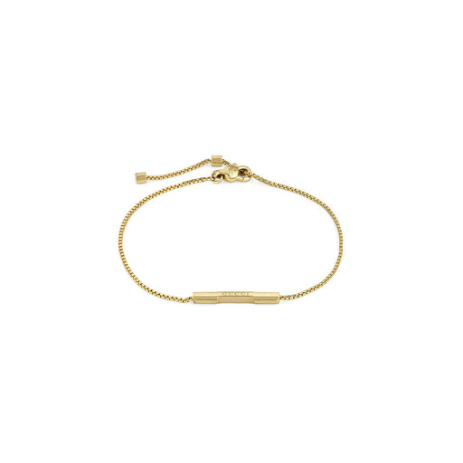 Gucci Link To Love 18ct Yellow Gold Bracelet with 'Gucci' Bar YBA662106001 Bracelet Gucci   