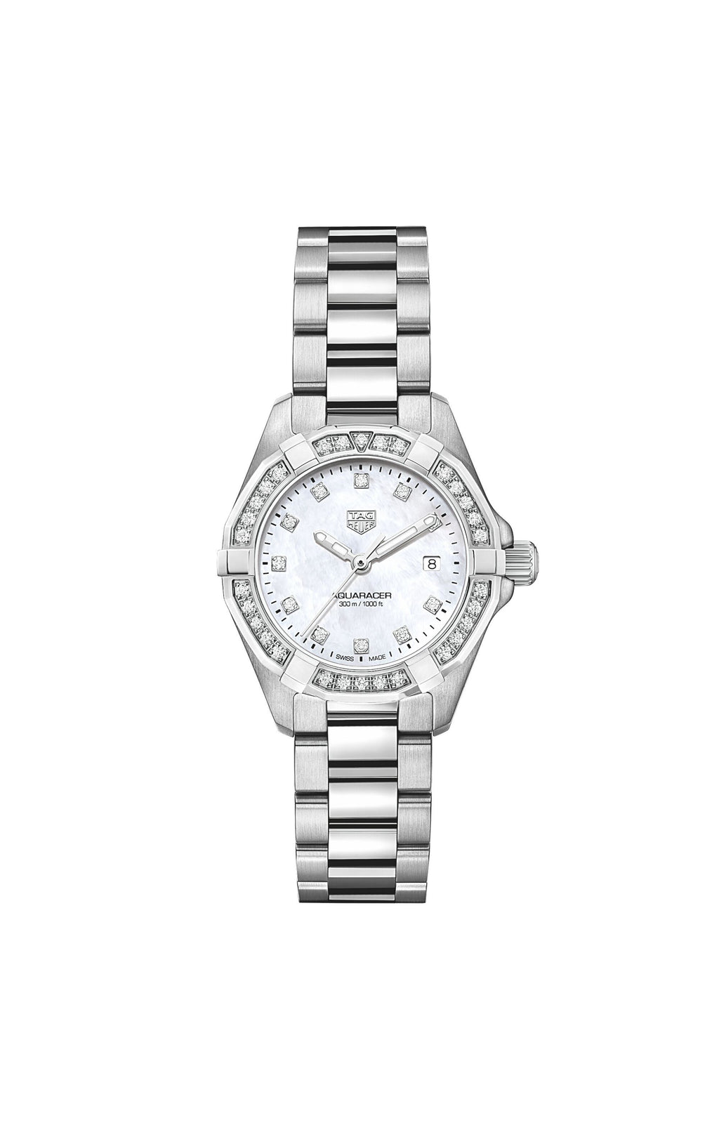 Ladies tag heuer online aquaracer mother of pearl