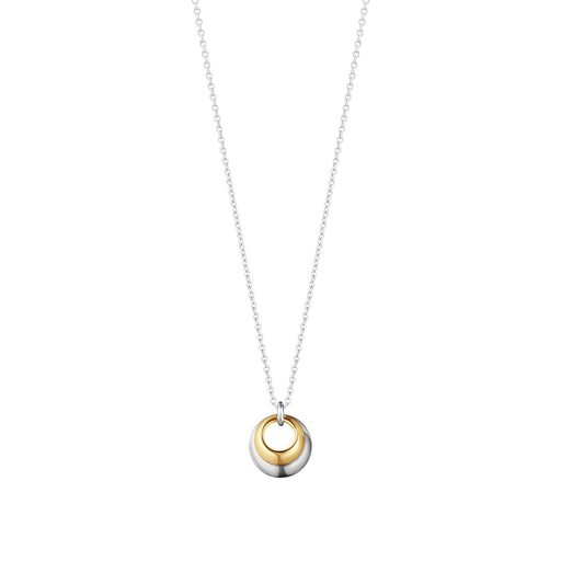 Georg Jensen CURVE Silver & 18ct Yellow Gold Necklace 10018360 Necklace Georg Jensen